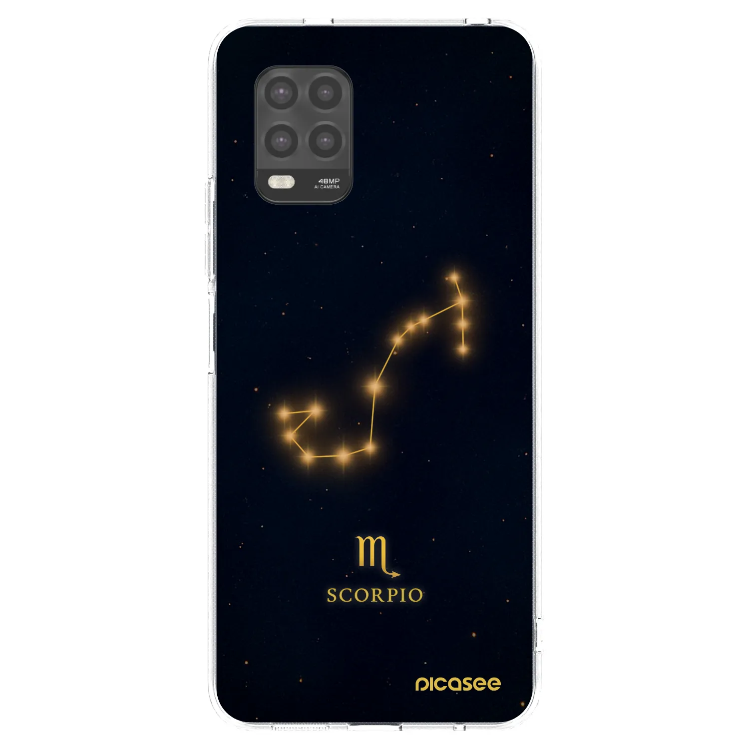 Picasee Xiaomi Mi 10 Lite Hülle - Transparentes Silikon - SCORPIO