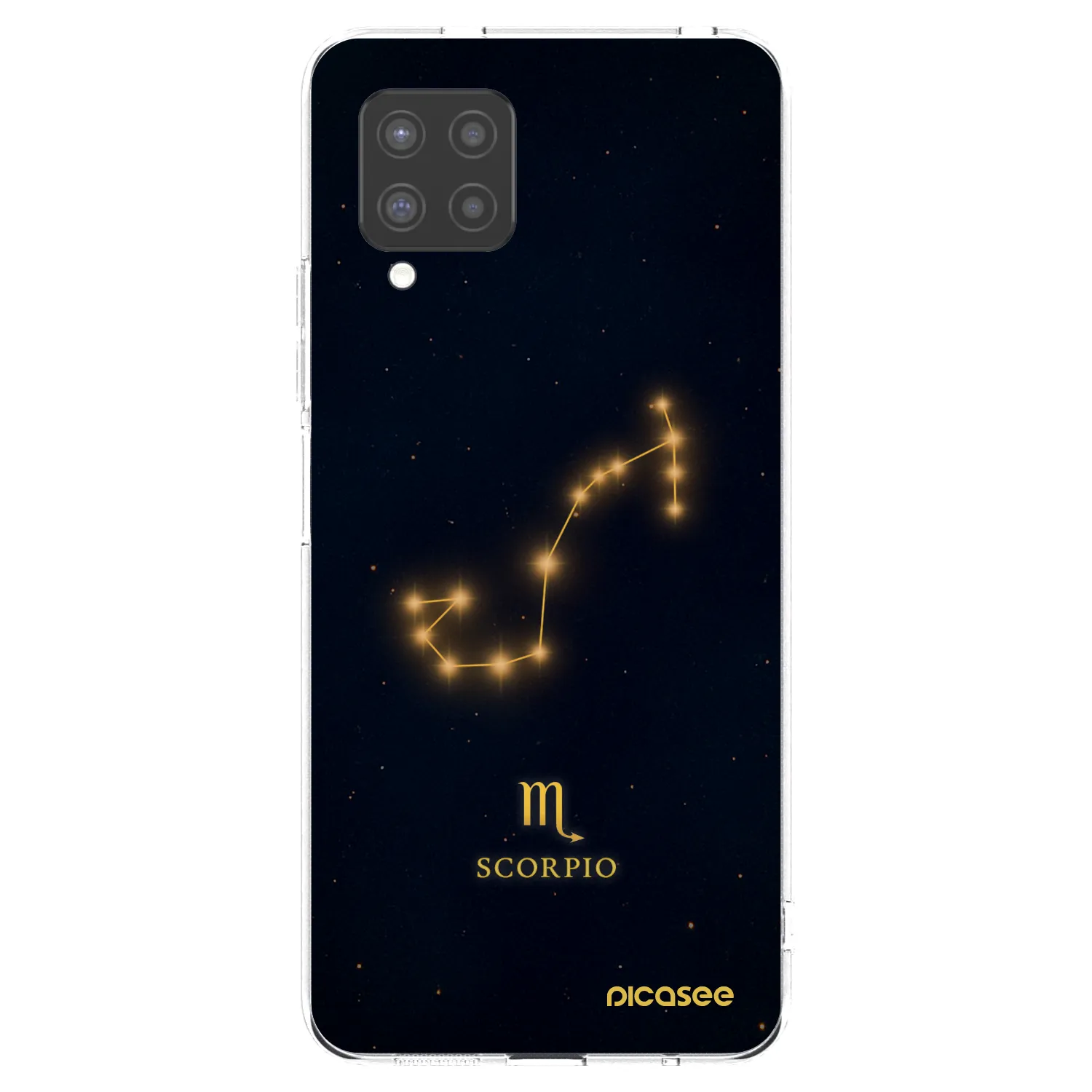 Picasee Samsung Galaxy A42 A426B Hülle - Transparentes Silikon - SCORPIO