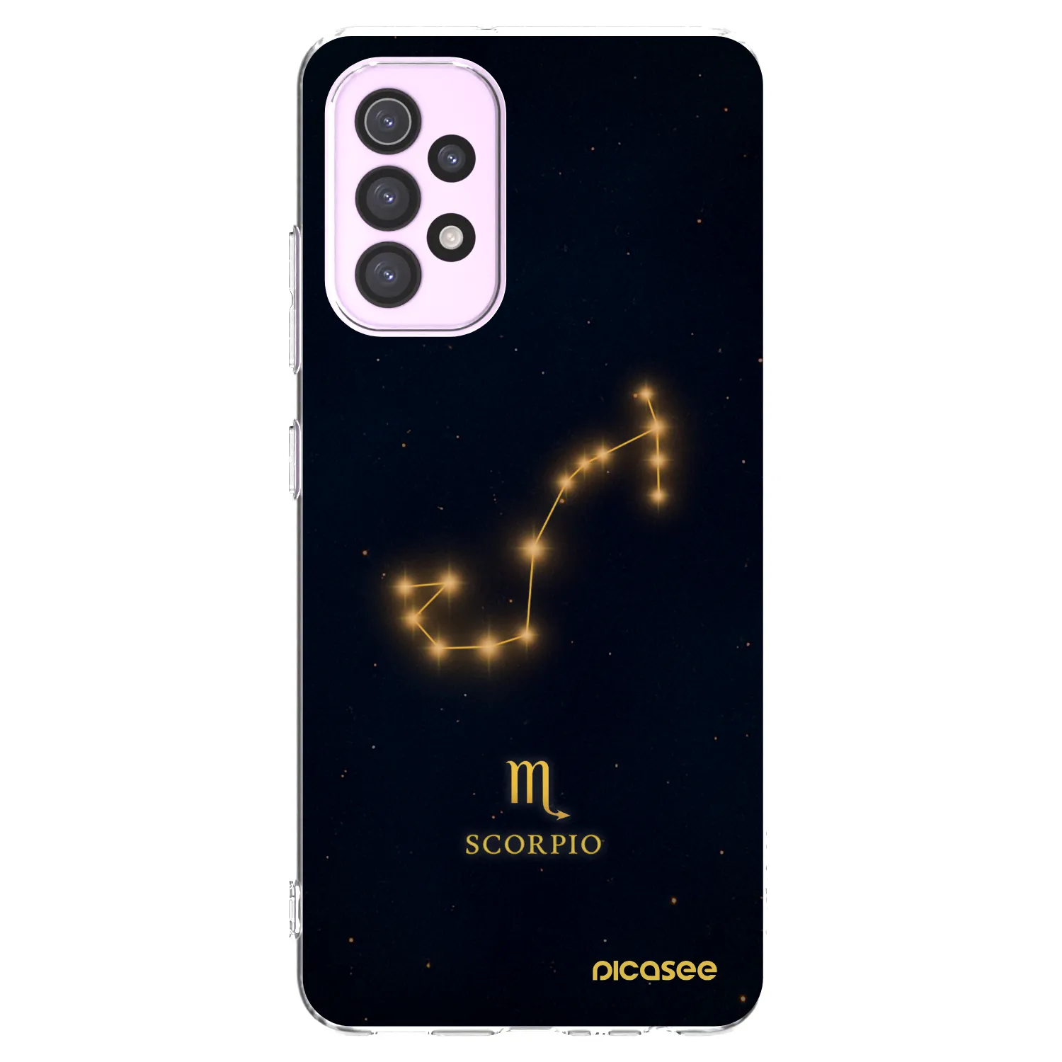 Picasee Samsung Galaxy A32 5G A326B Hülle - Transparentes Silikon - SCORPIO