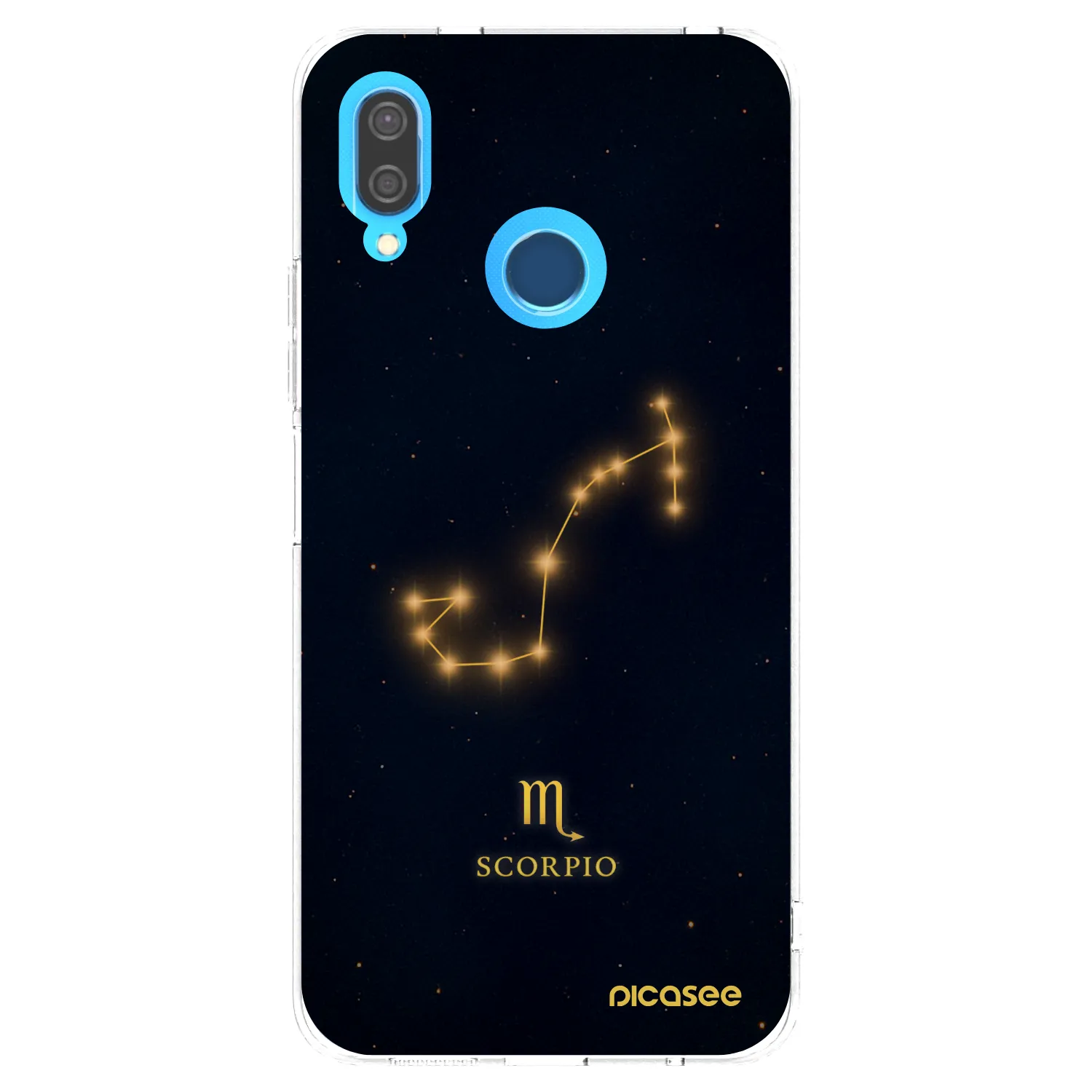 Picasee Huawei P20 Lite Hülle - Transparentes Silikon - SCORPIO