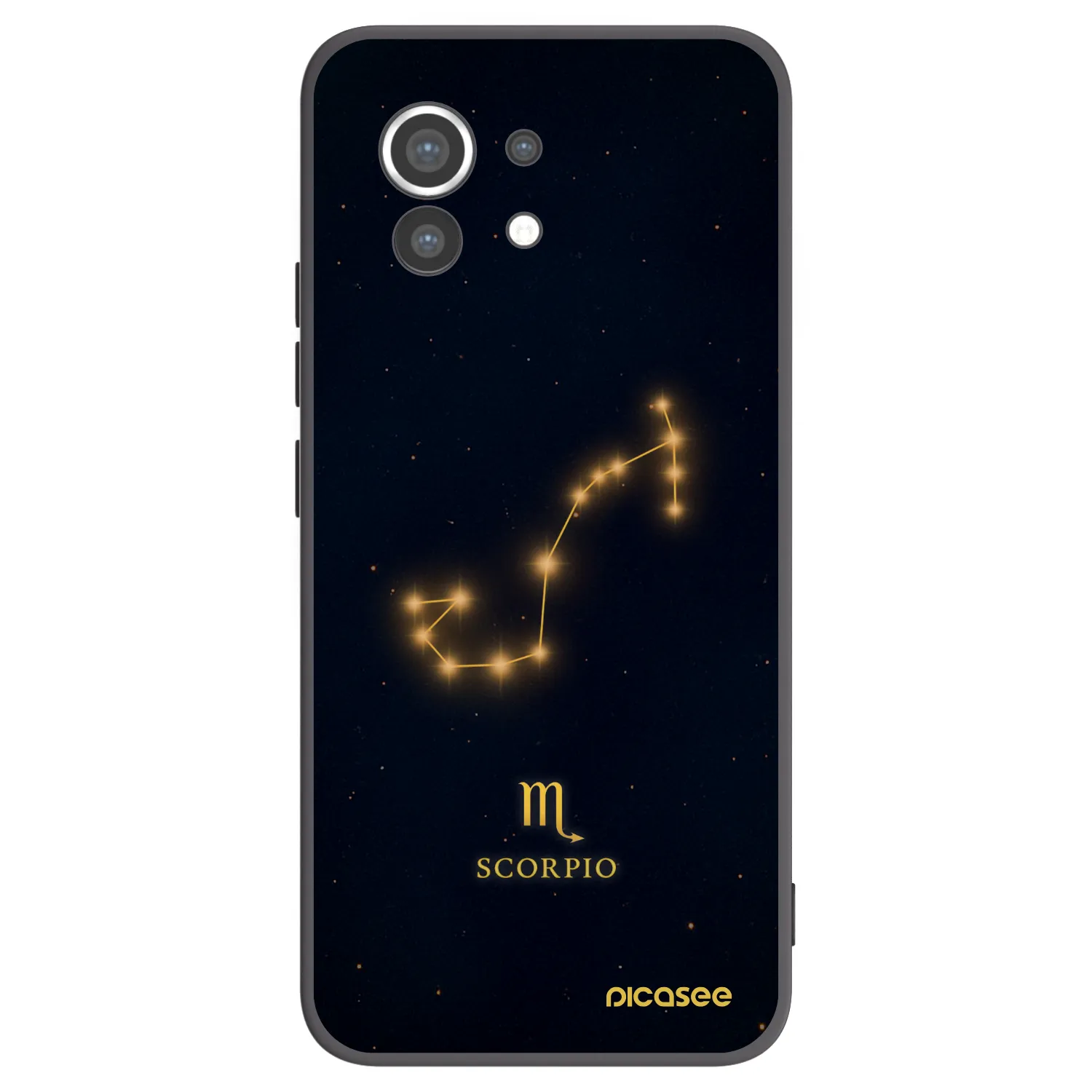 Picasee Xiaomi Mi 11 Hülle - Schwarzes Silikon - SCORPIO