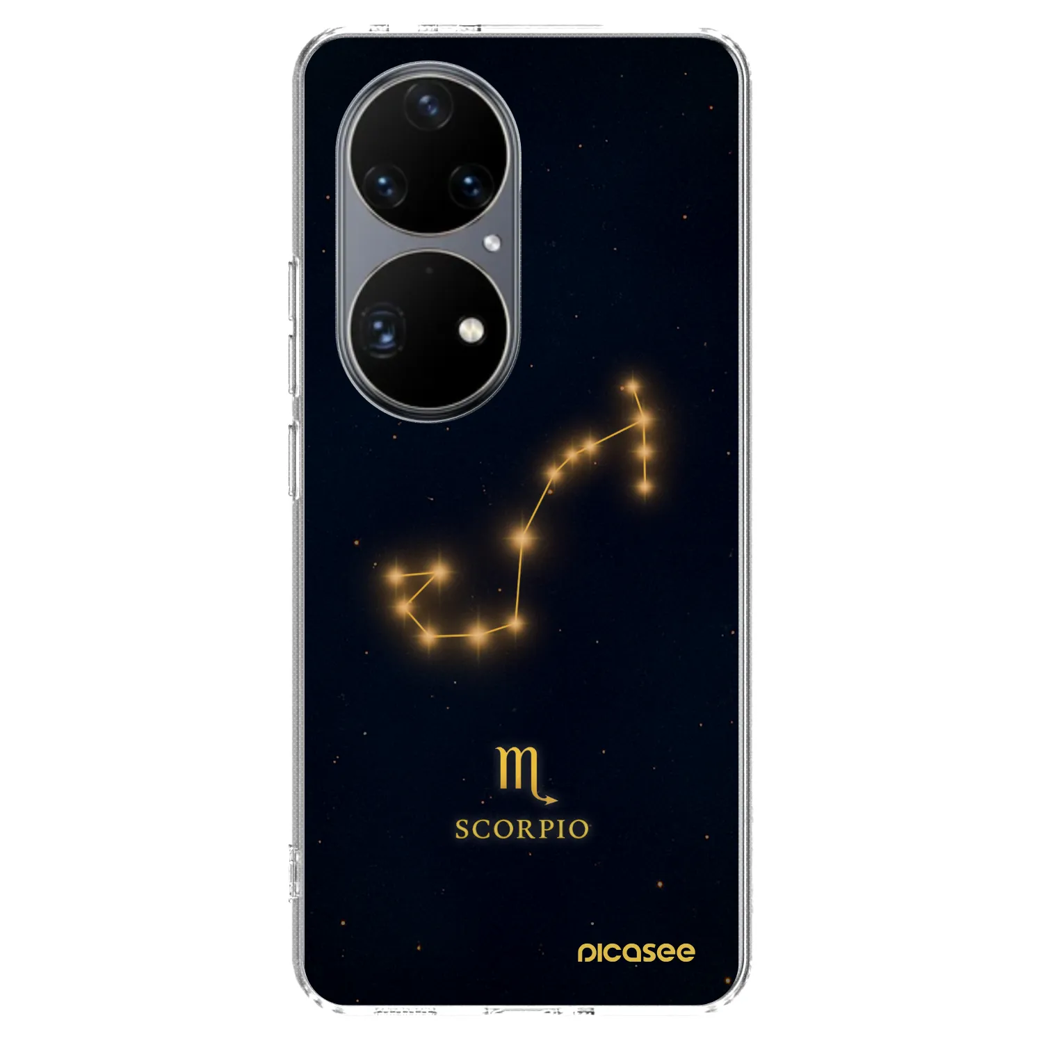 Picasee Huawei P50 Hülle - Transparentes Silikon - SCORPIO