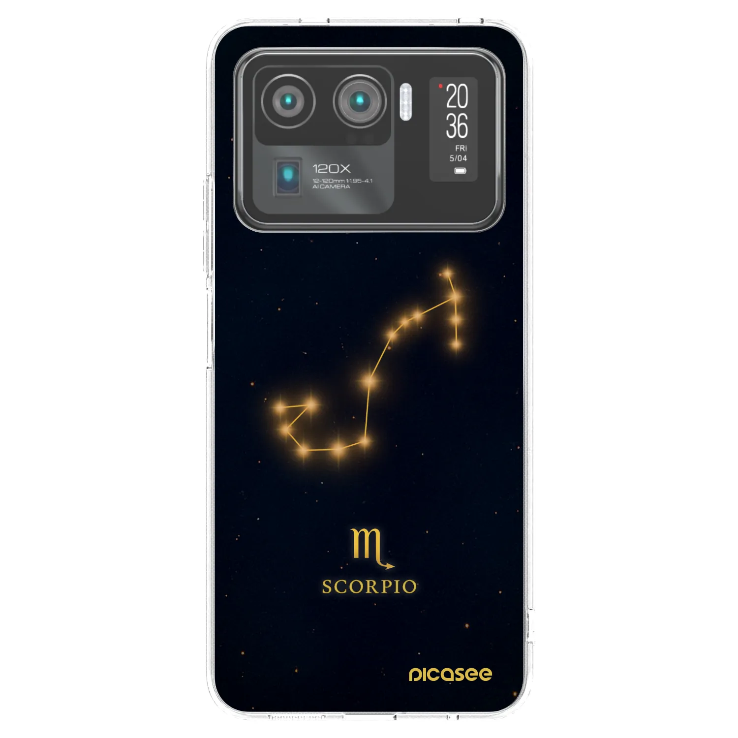 Picasee Xiaomi Mi 11 Ultra Hülle - Transparentes Silikon - SCORPIO