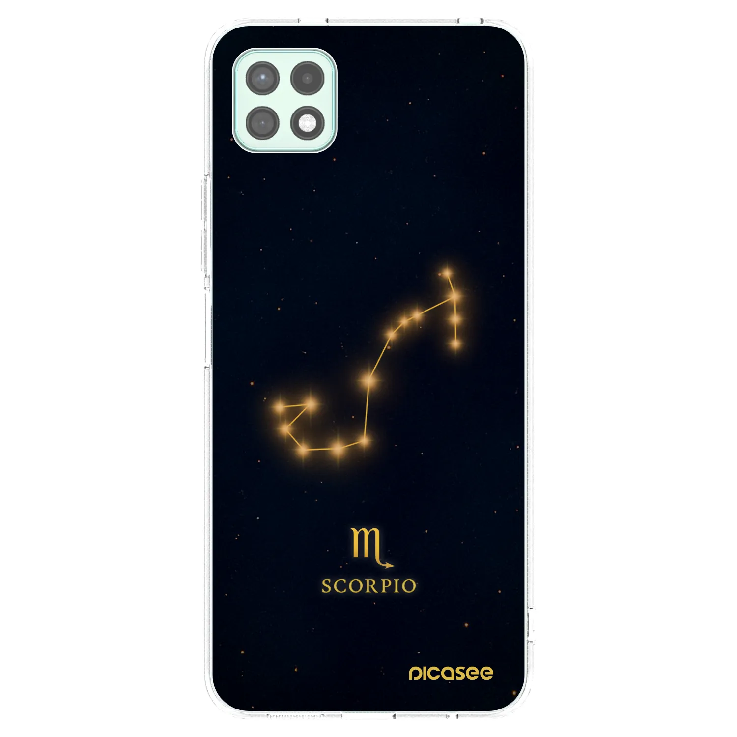 Picasee Samsung Galaxy A22 A226B 5G Hülle - Transparentes Silikon - SCORPIO