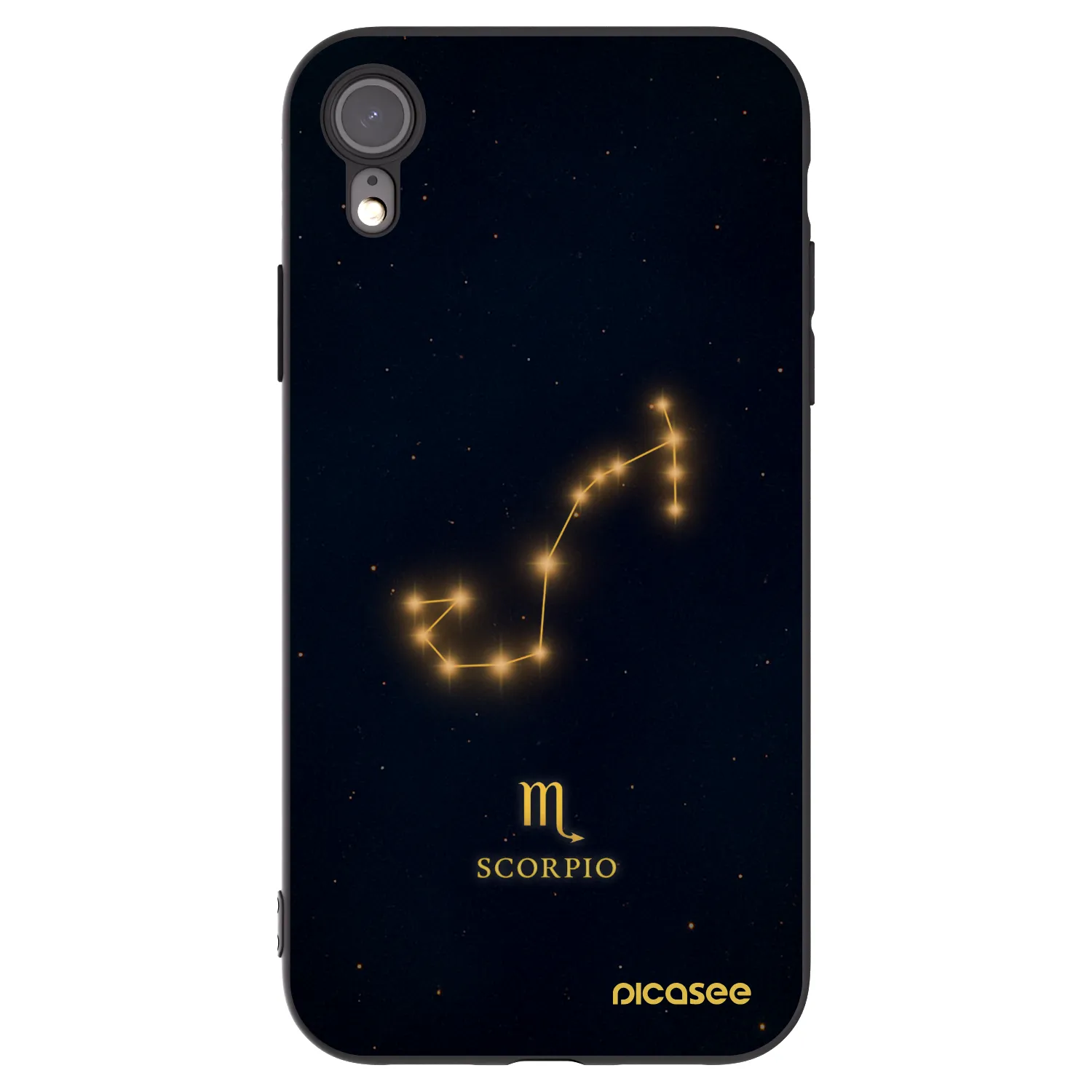 Picasee Apple iPhone 6 Plus/6S Plus Hülle - Schwarzes Silikon - SCORPIO
