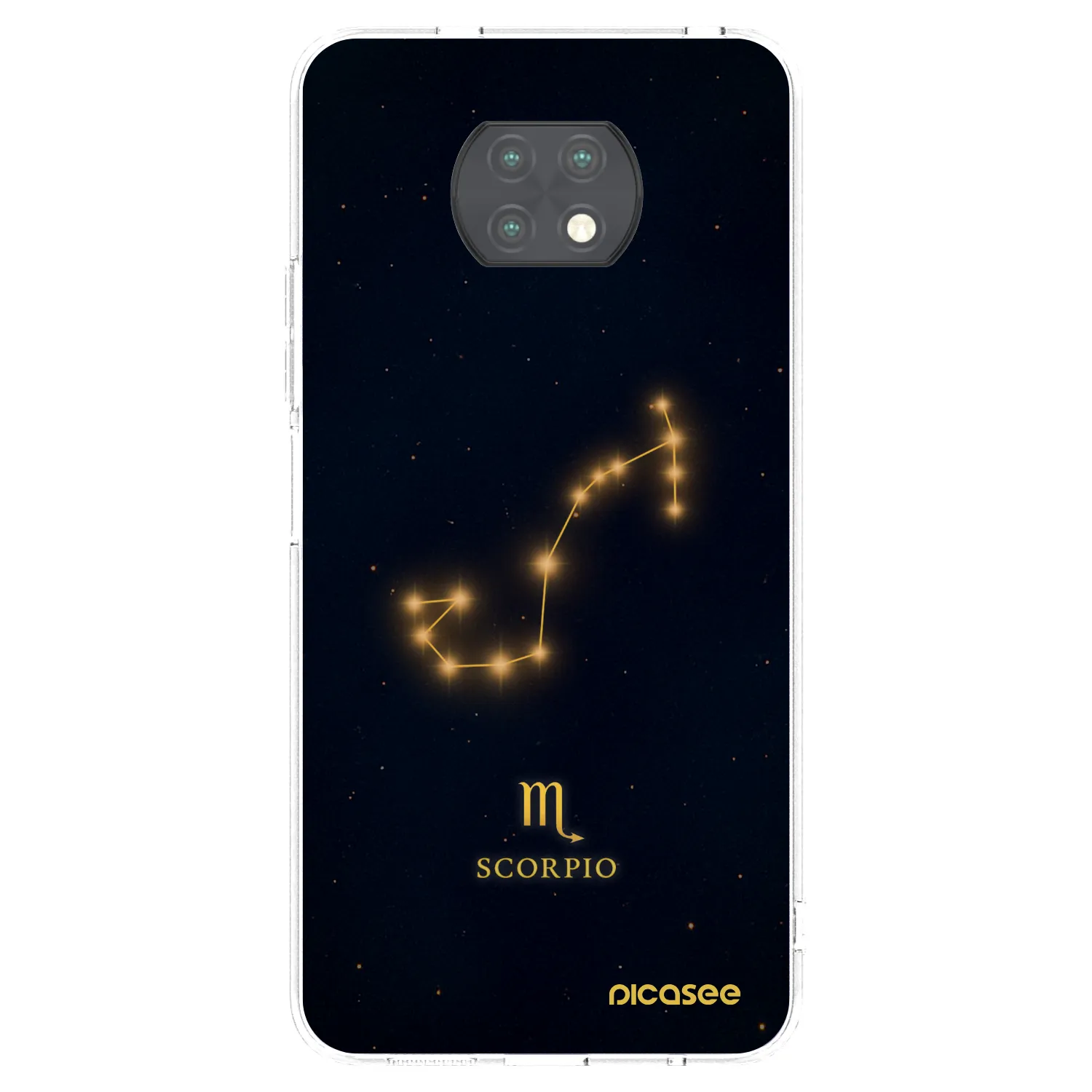 Picasee Xiaomi Redmi Note 9T Hülle - Transparentes Silikon - SCORPIO