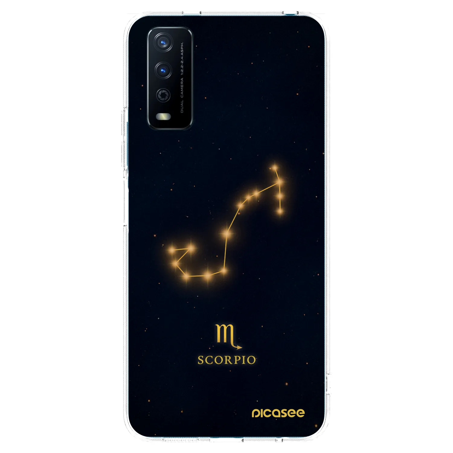 Picasee Vivo Y11s Hülle - Transparentes Silikon - SCORPIO