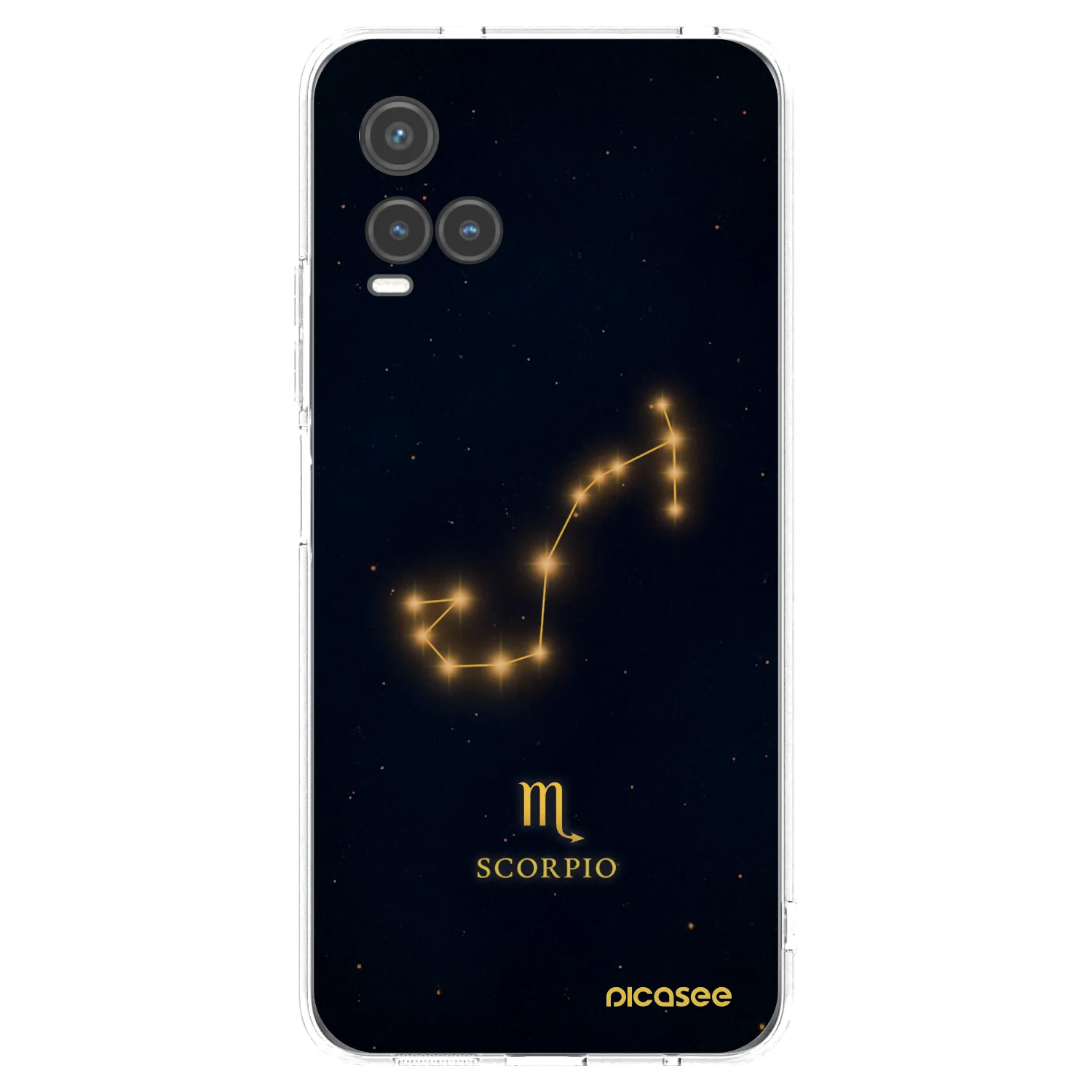 Picasee Vivo Y33s Hülle - Transparentes Silikon - SCORPIO