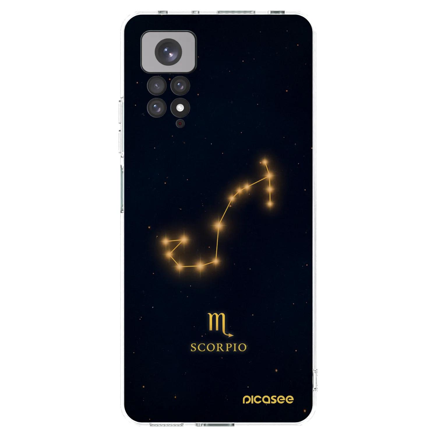 Picasee Xiaomi Redmi Note 11S 4G Hülle - Transparentes Silikon - SCORPIO