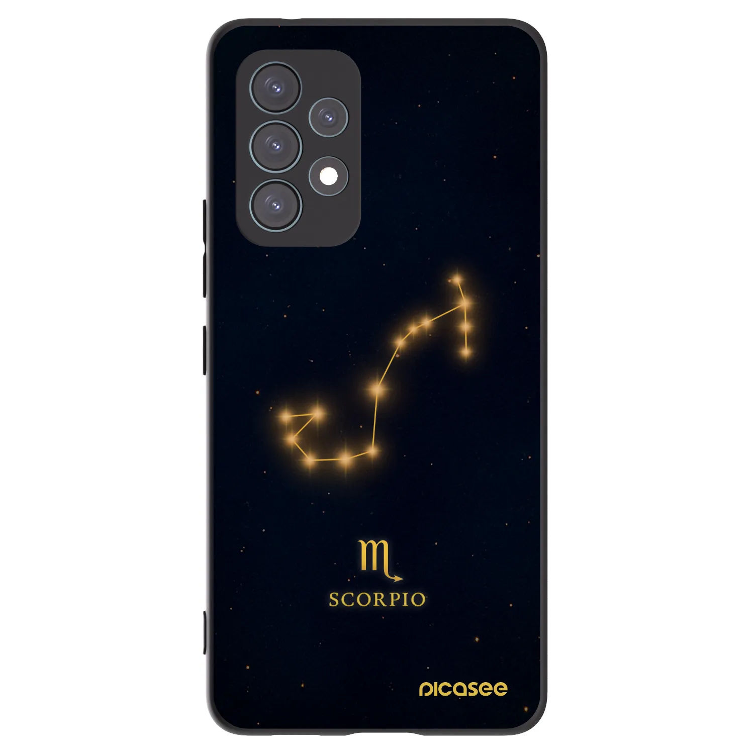 Picasee Samsung Galaxy A53 5G A536 Hülle - Schwarzes Silikon - SCORPIO