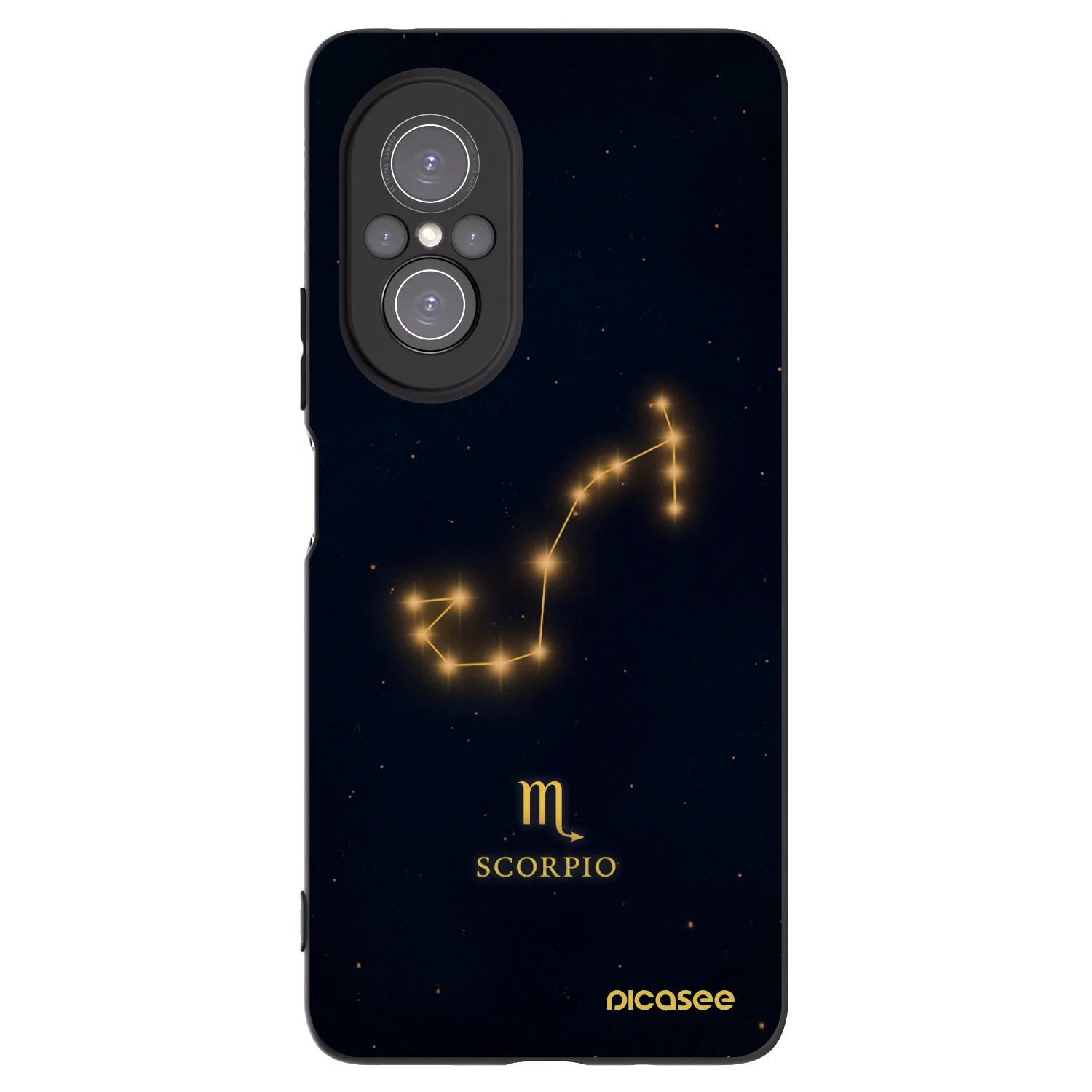 Picasee Huawei Nova 9 SE Hülle - Schwarzes Silikon - SCORPIO