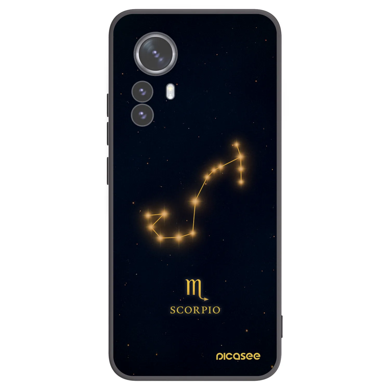Picasee Xiaomi 12 Pro Hülle - Schwarzes Silikon - SCORPIO