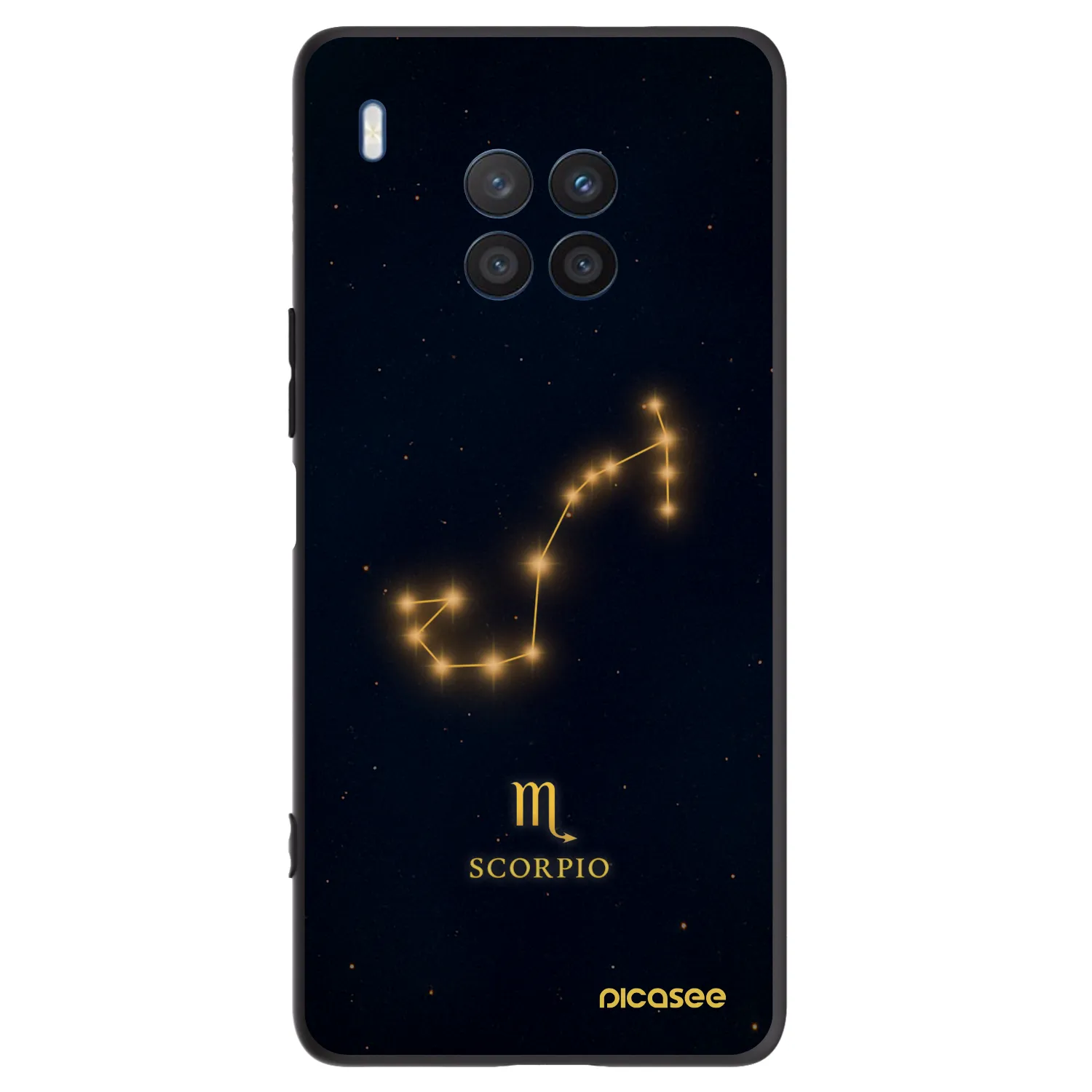 Picasee Honor 50 Lite Hülle - Schwarzes Silikon - SCORPIO