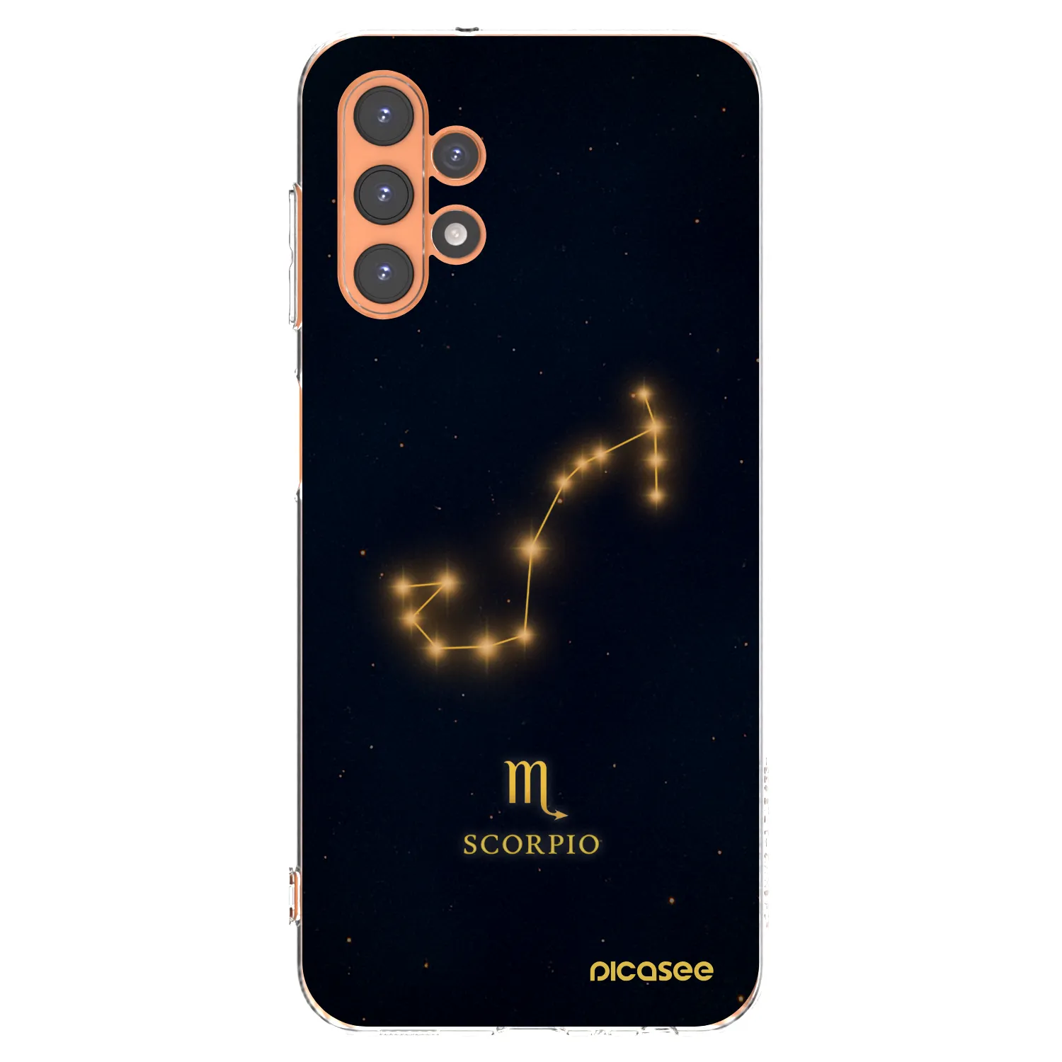Picasee Samsung Galaxy A13 4G A135 Hülle - Transparentes Silikon - SCORPIO