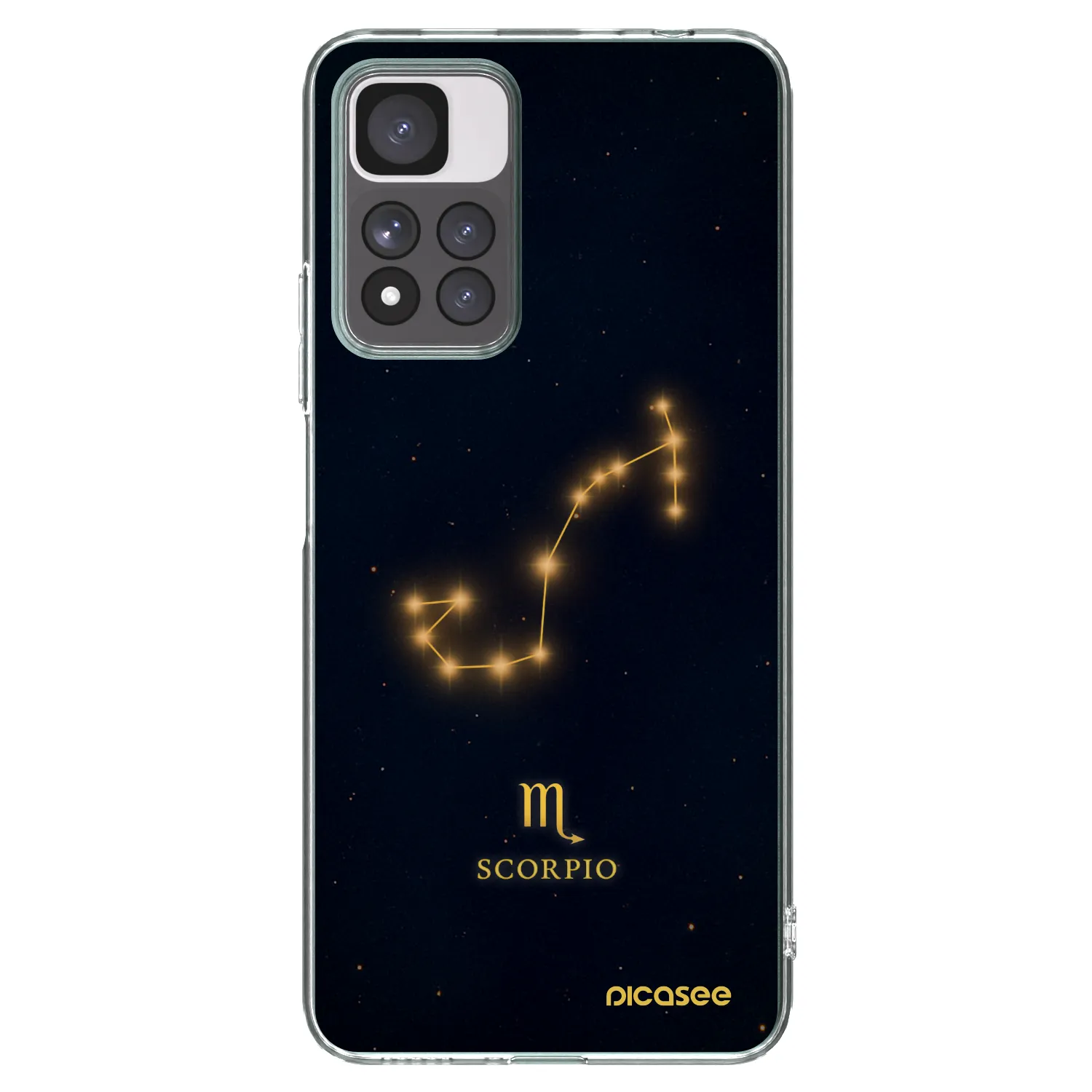 Picasee Xiaomi Redmi Note 11 Pro+ 5G Hülle - Transparentes Silikon - SCORPIO