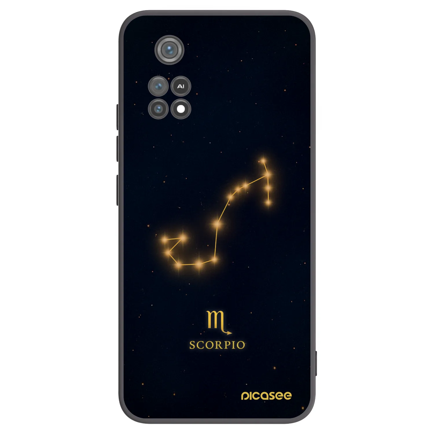 Picasee Xiaomi Poco M4 Pro Hülle - Schwarzes Silikon - SCORPIO