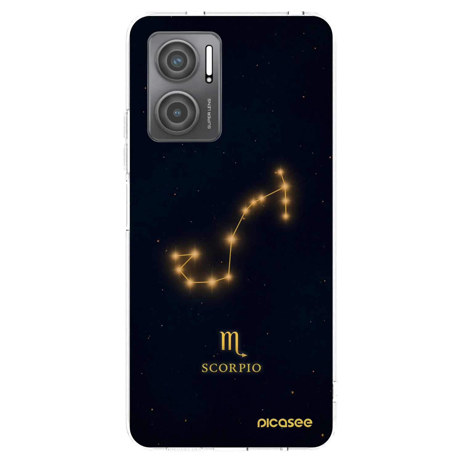 Picasee Xiaomi Redmi 10 5G Hülle - Transparentes Silikon - SCORPIO
