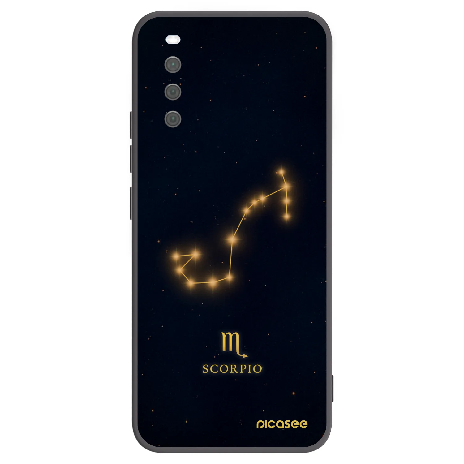 Picasee Sony Xperia 10 III Hülle - Schwarzes Silikon - SCORPIO