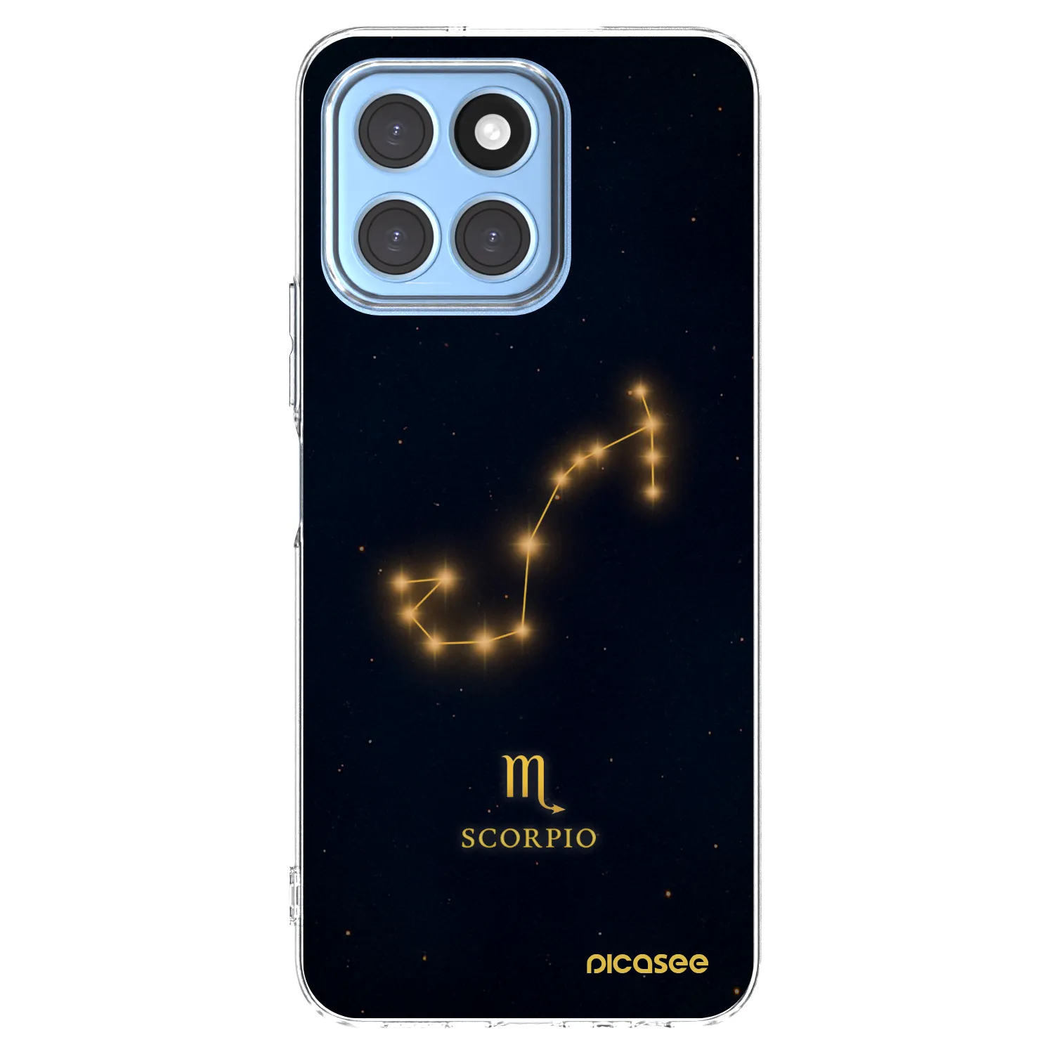 Picasee Honor X8 5G Hülle - Transparentes Silikon - SCORPIO
