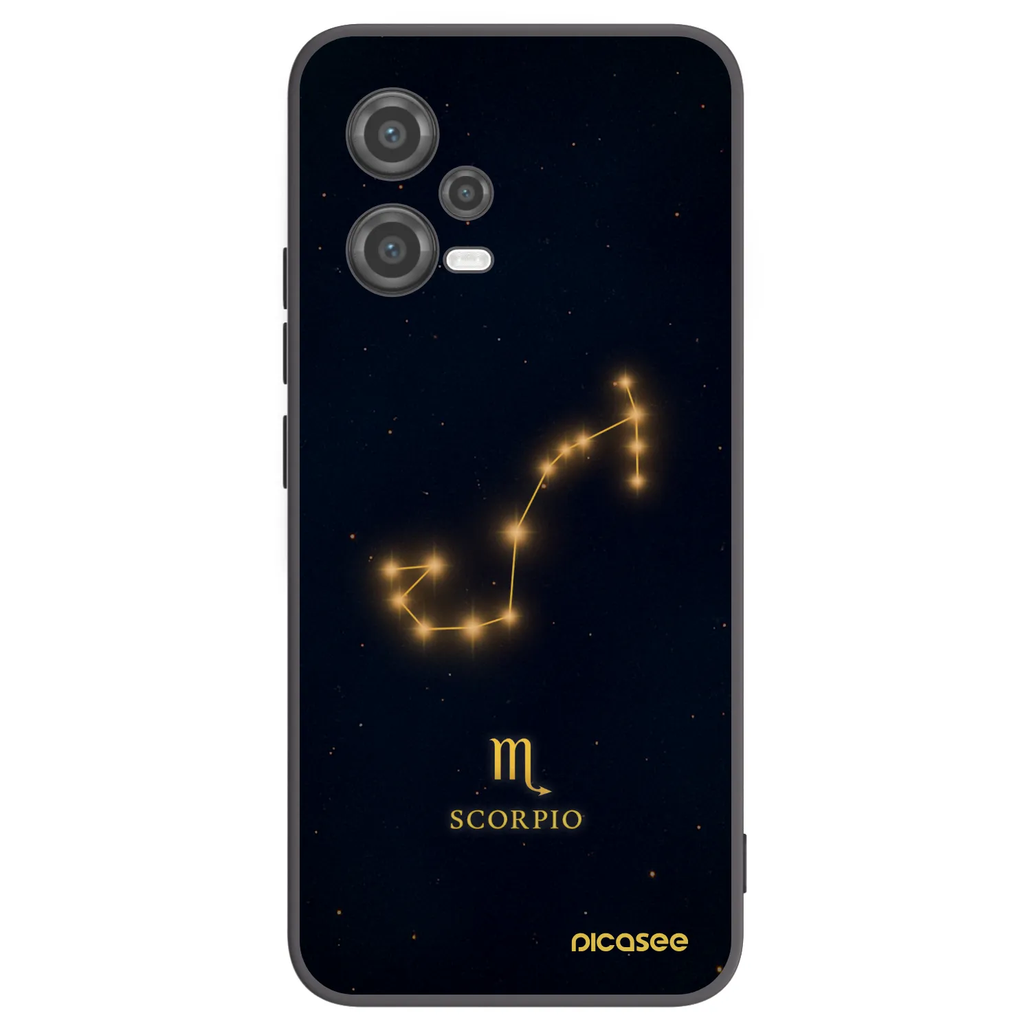 Picasee Xiaomi Poco X5 Hülle - Schwarzes Silikon - SCORPIO