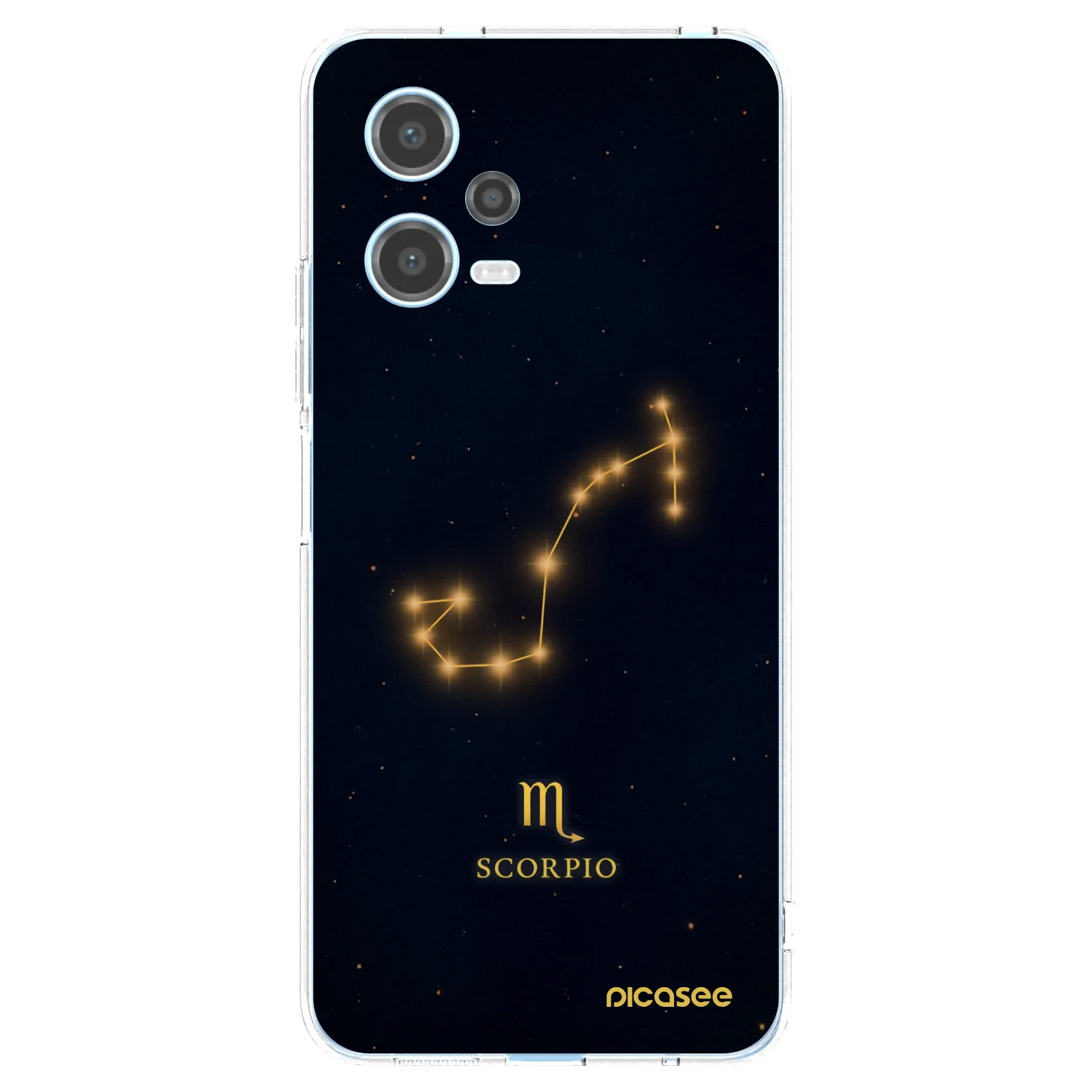 Picasee Xiaomi Redmi Note 12 5G Hülle - Transparentes Silikon - SCORPIO