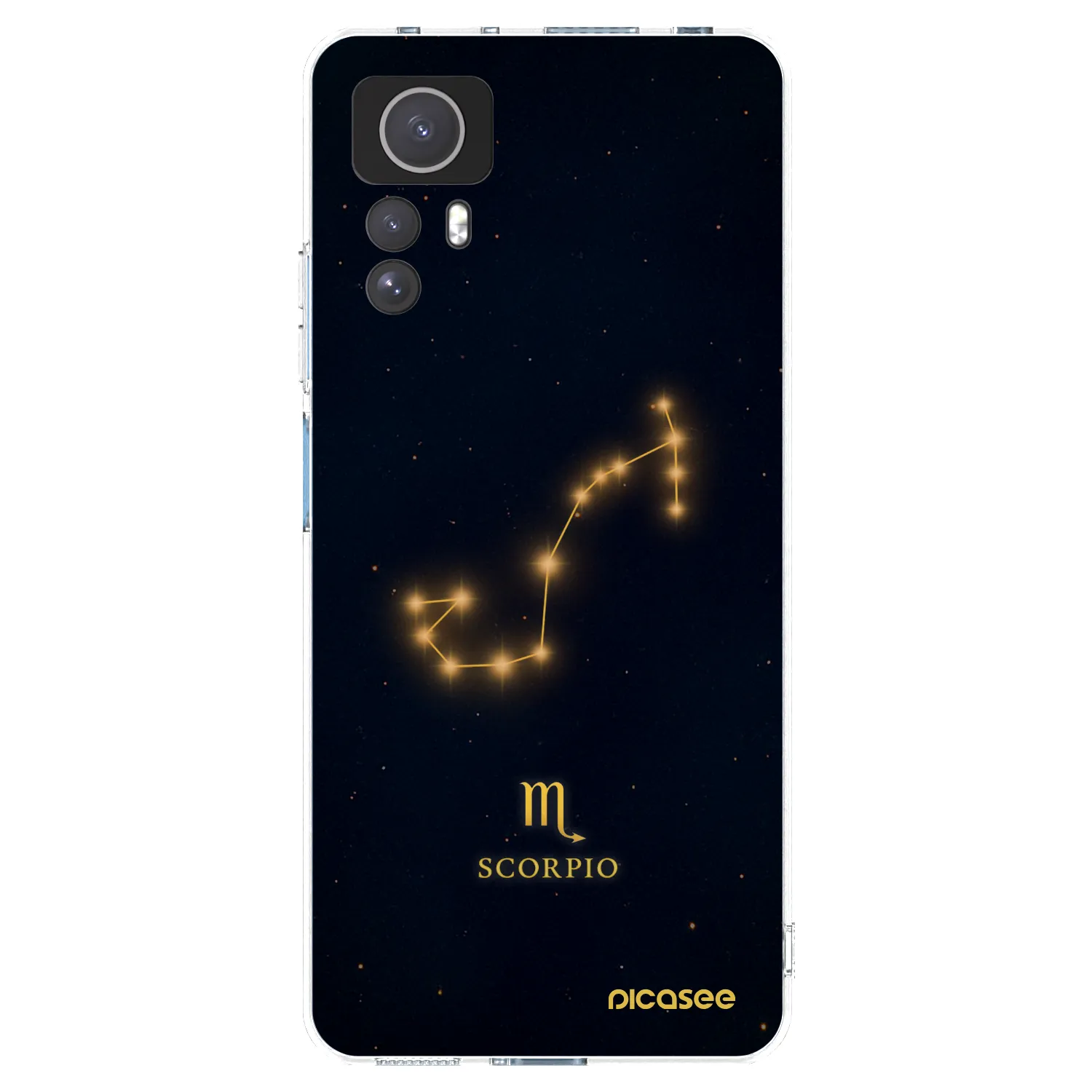 Picasee Xiaomi Redmi Note 12S Hülle - Transparentes Silikon - SCORPIO