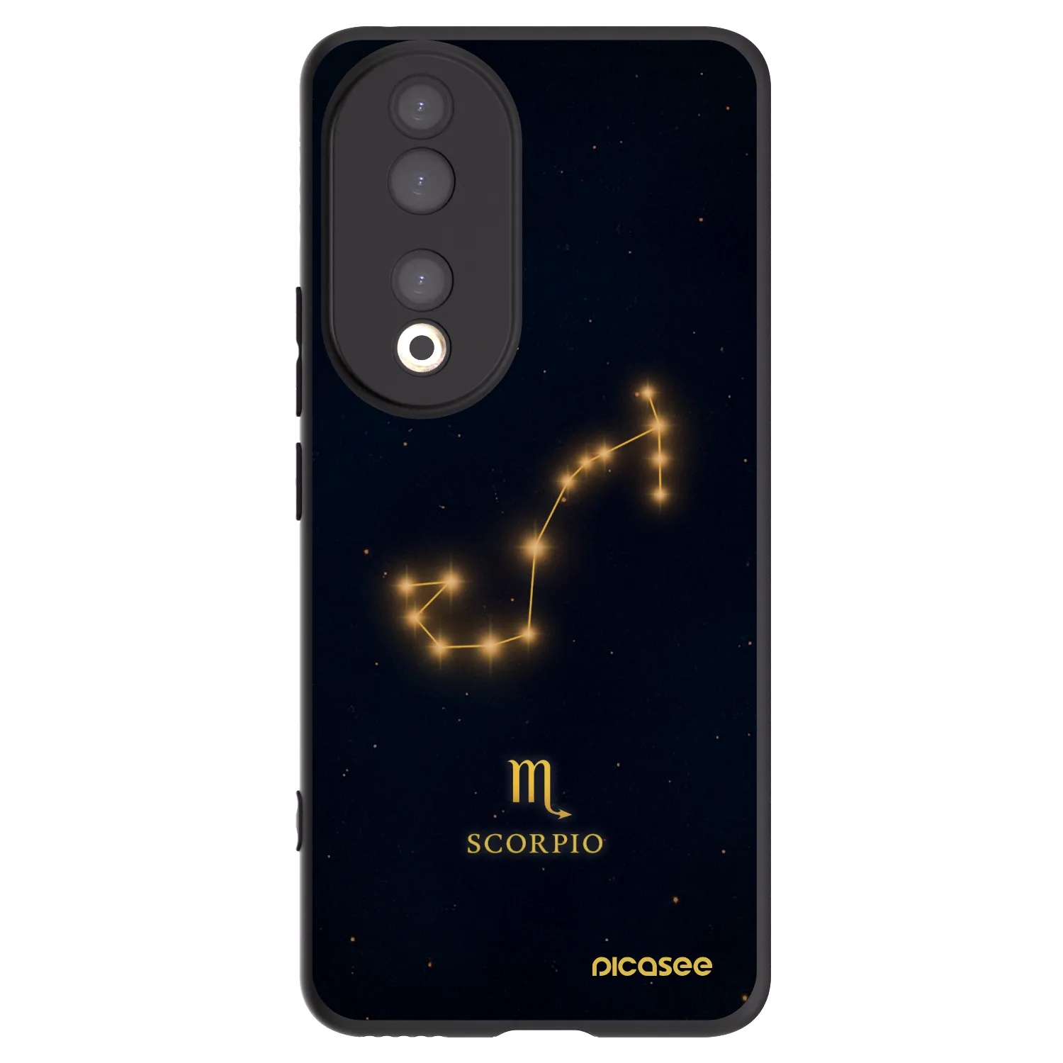 Picasee Honor 90 5G Hülle - Schwarzes Silikon - SCORPIO