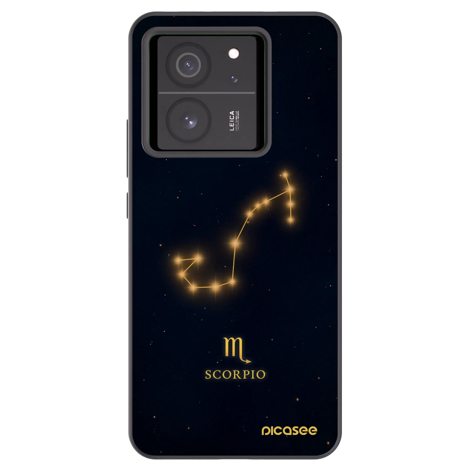 Picasee Xiaomi 13T Hülle - Schwarzes Silikon - SCORPIO