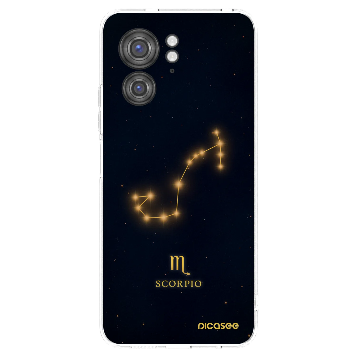 Picasee Motorola Edge 40 Hülle - Transparentes Silikon - SCORPIO