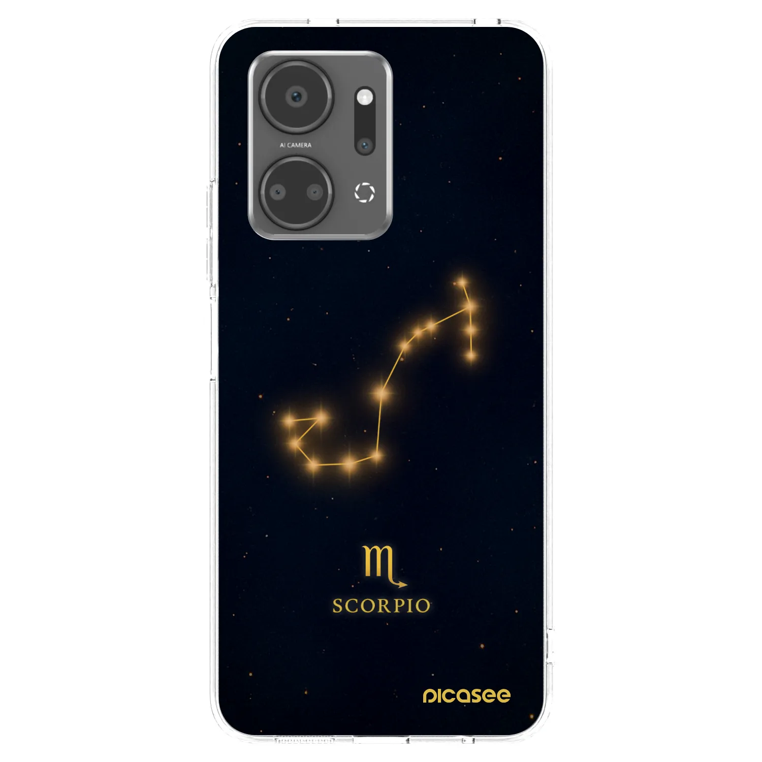 Picasee Honor X7a Hülle - Transparentes Silikon - SCORPIO