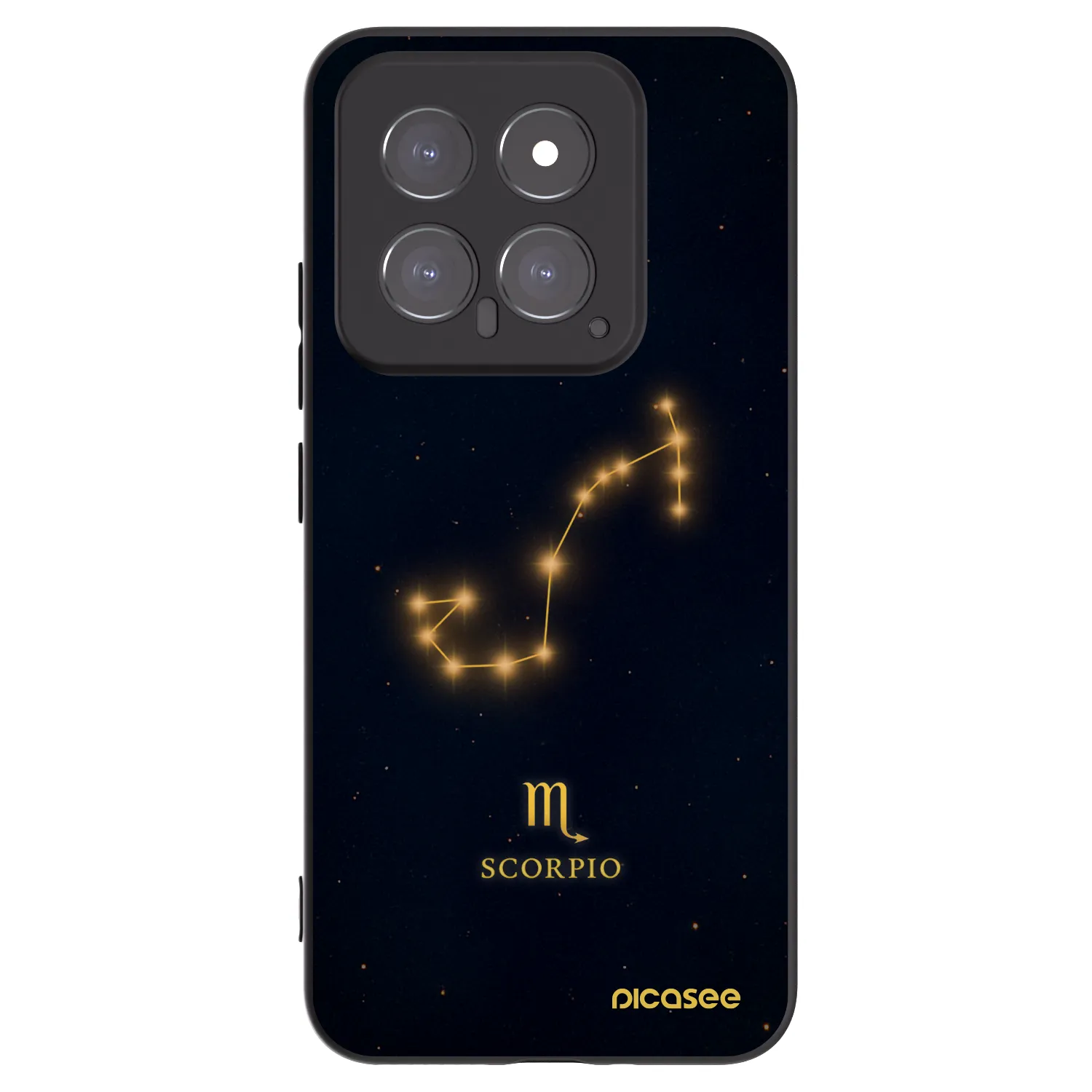Picasee Xiaomi 14 Hülle - Schwarzes Silikon - SCORPIO
