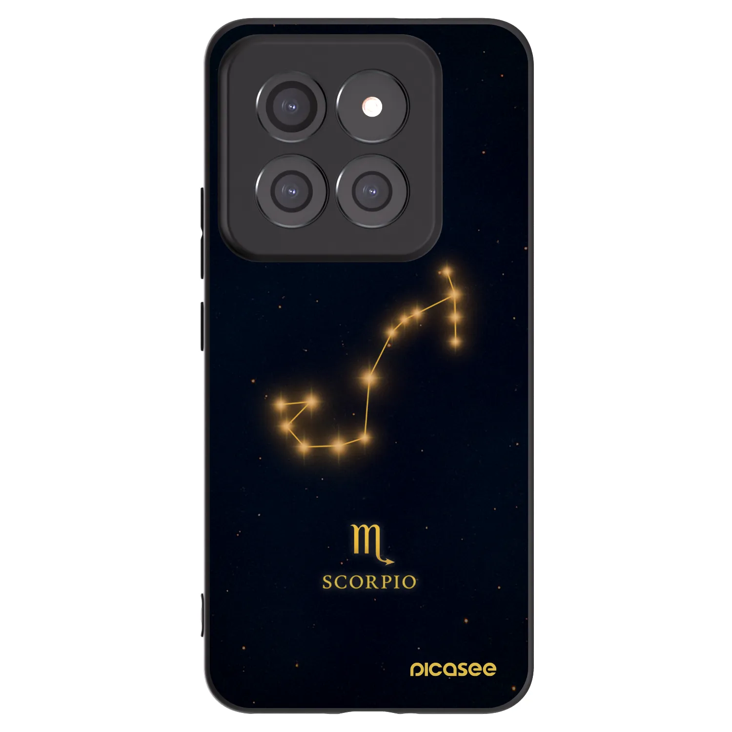 Picasee Xiaomi 14 Pro Hülle - Schwarzes Silikon - SCORPIO