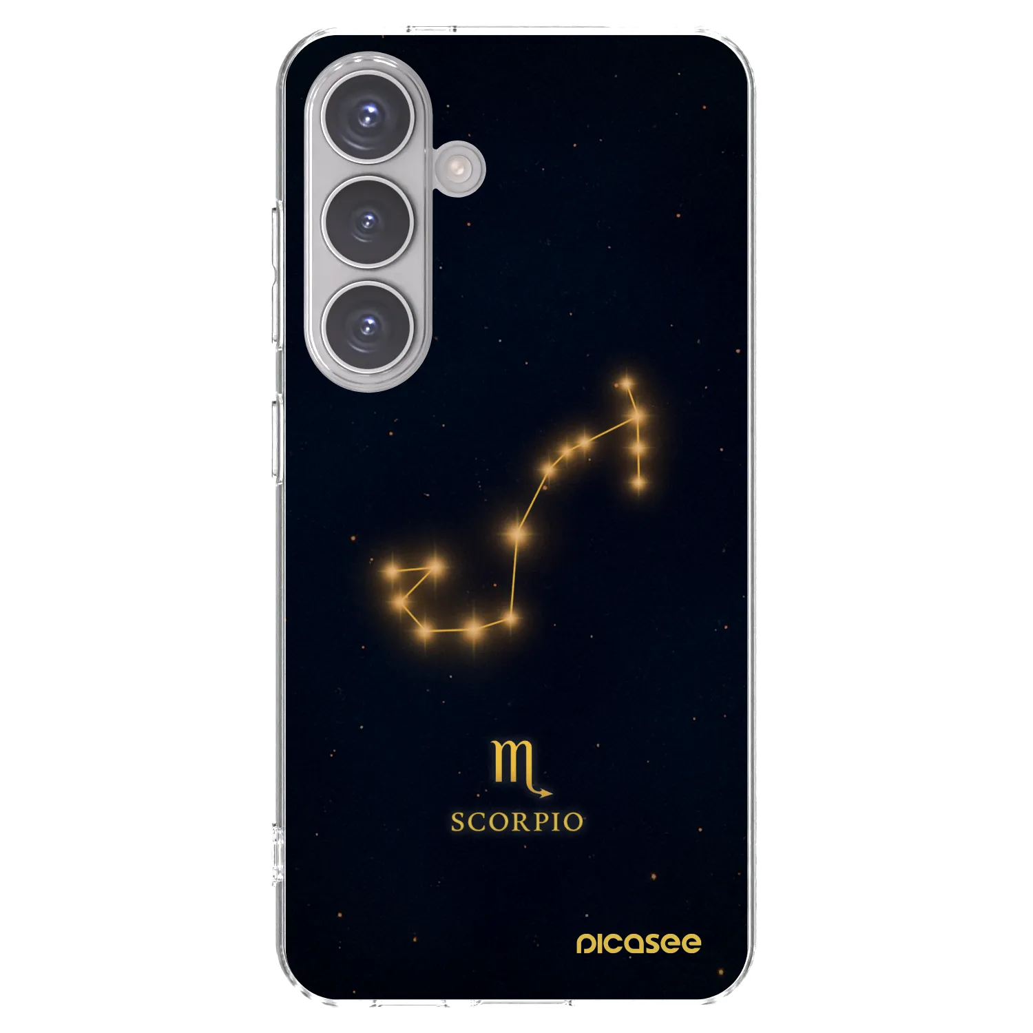 Picasee Samsung Galaxy S24 S921B 5G Hülle - Transparentes Silikon - SCORPIO