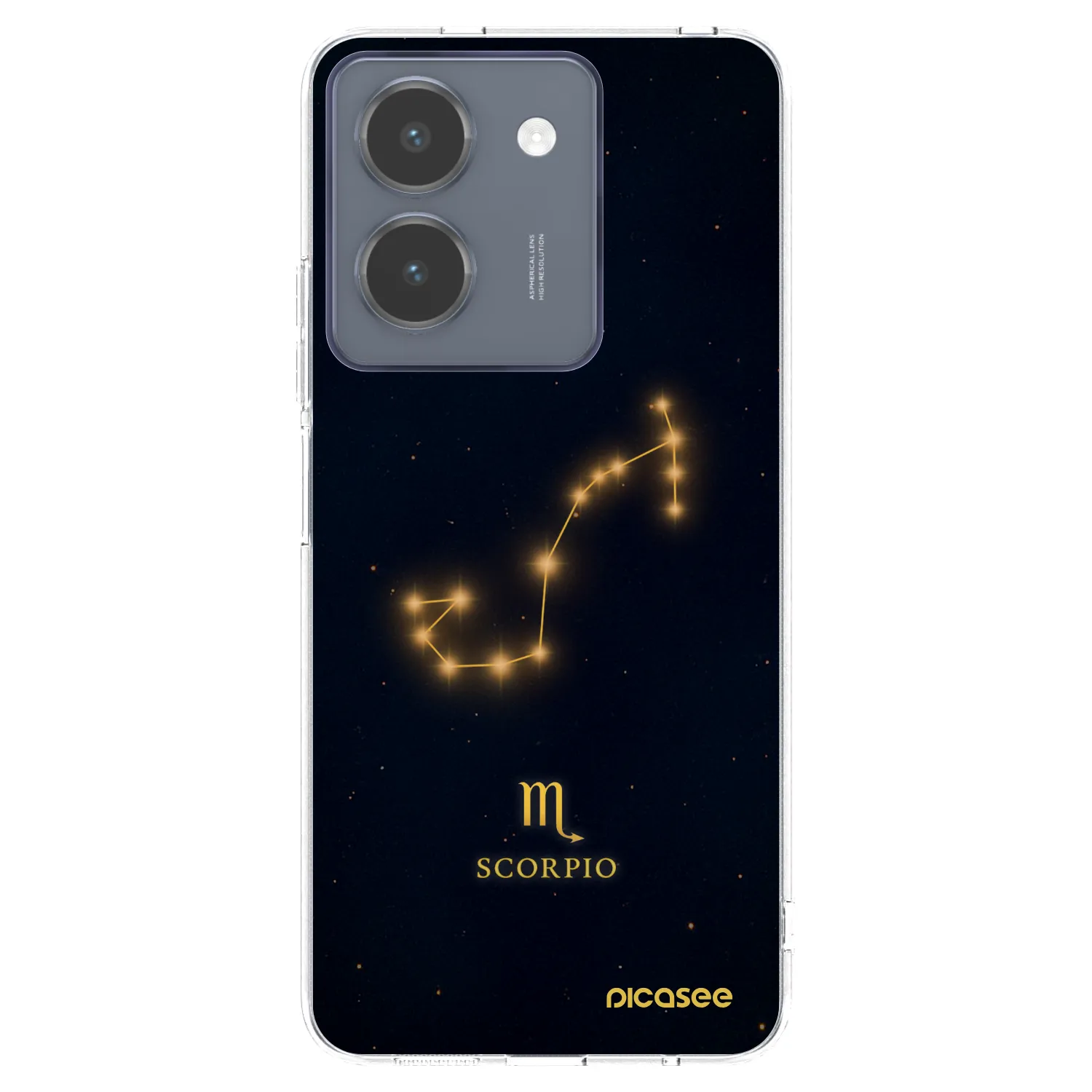 Picasee Vivo Y36 4G Hülle - Transparentes Silikon - SCORPIO