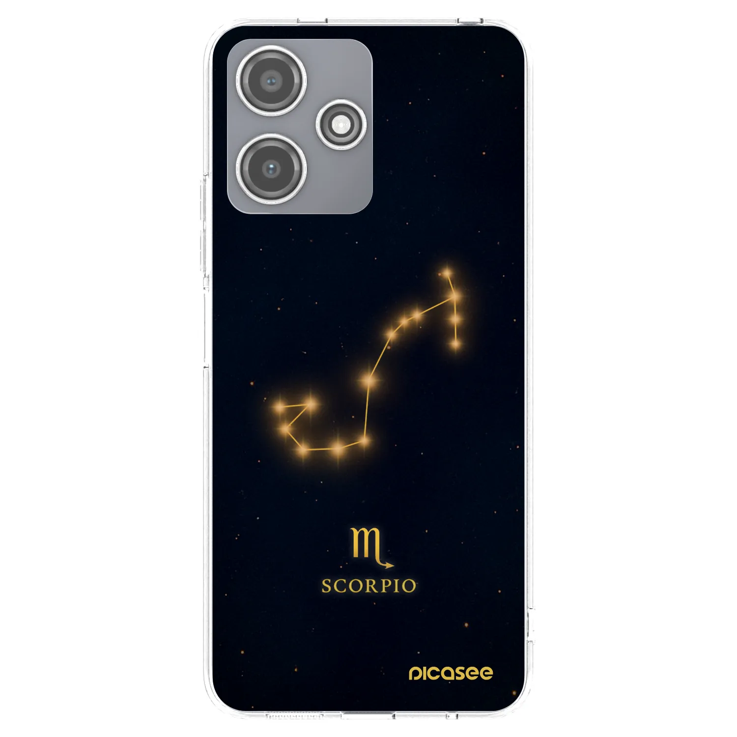 Picasee Xiaomi Redmi 12 5G Hülle - Transparentes Silikon - SCORPIO