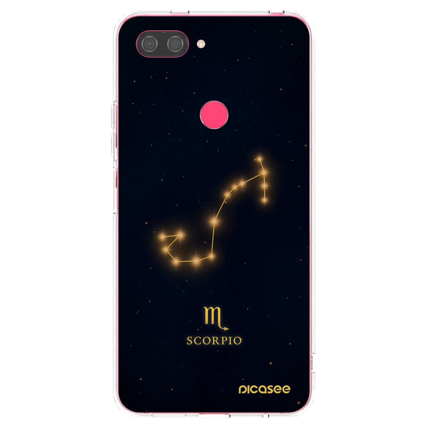 Picasee Xiaomi Mi 8 Lite Hülle - Transparentes Silikon - SCORPIO