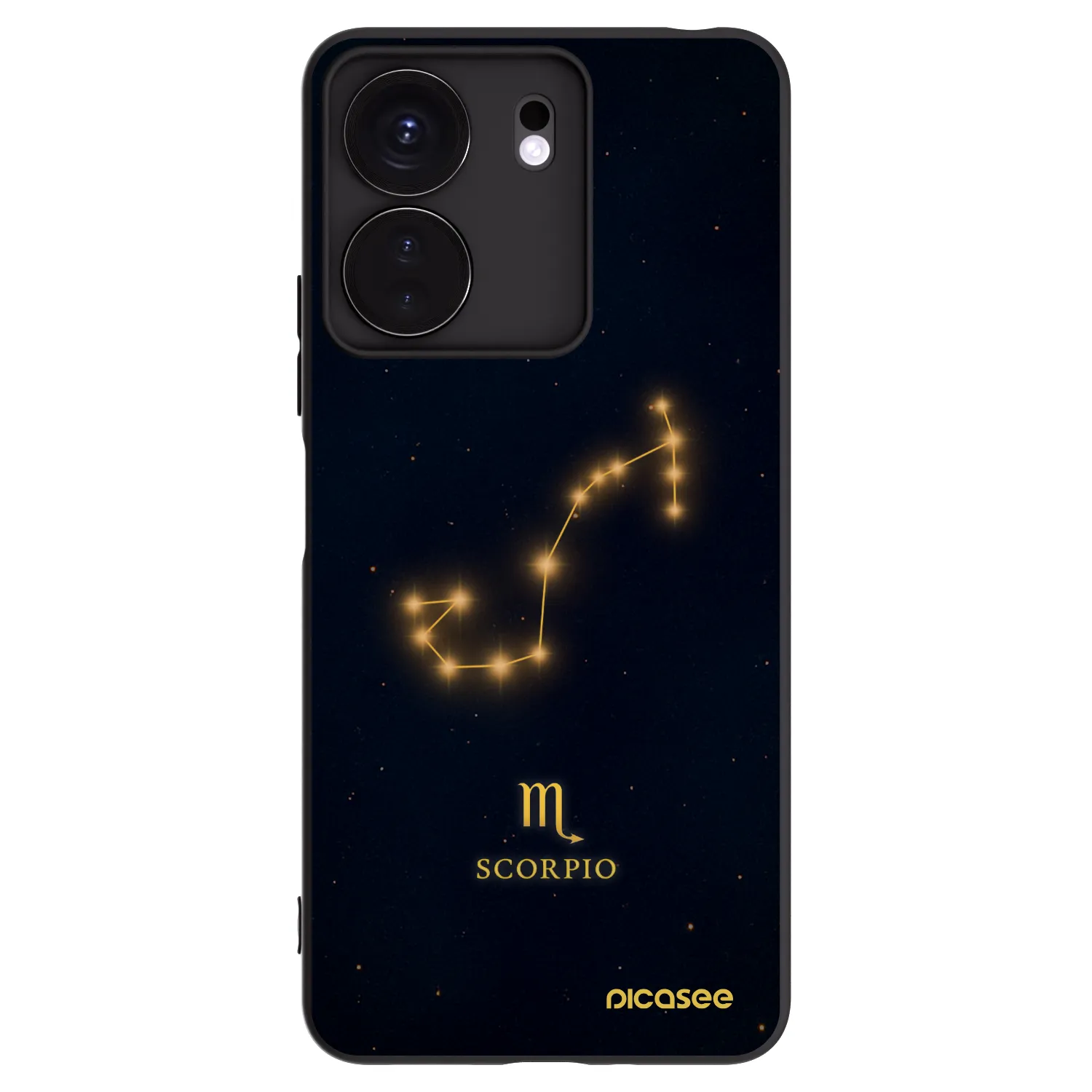 Picasee Xiaomi Redmi 13C 4G Hülle - Schwarzes Silikon - SCORPIO