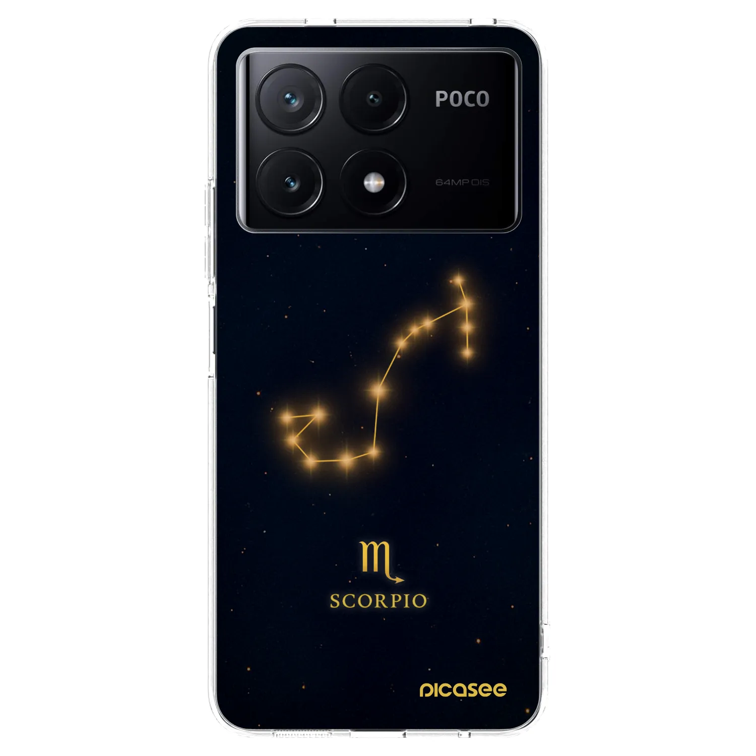 Picasee Xiaomi Poco X6 Pro Hülle - Transparentes Silikon - SCORPIO