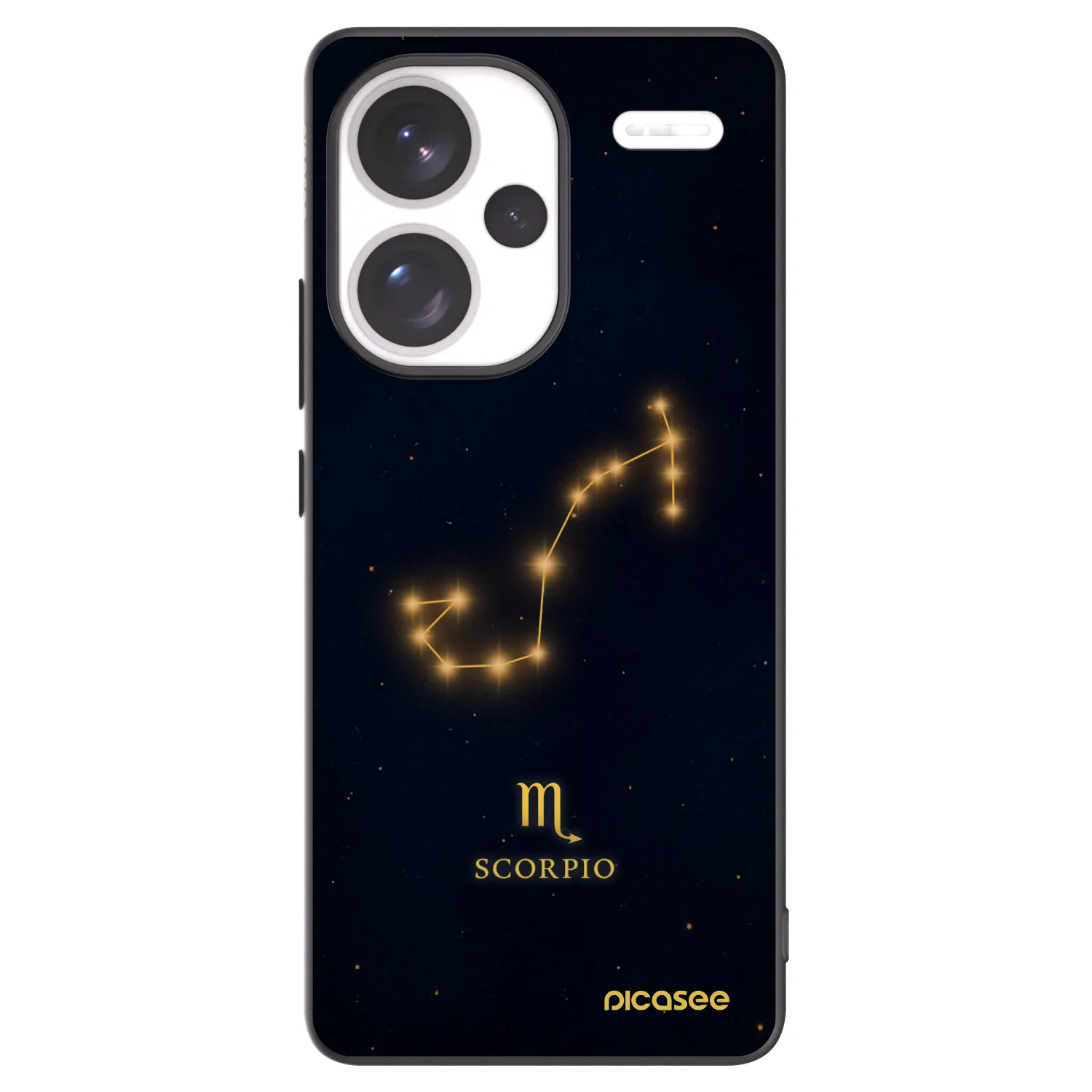 Picasee Xiaomi Redmi Note 13 Pro+ 5G Hülle - Schwarzes Silikon - SCORPIO