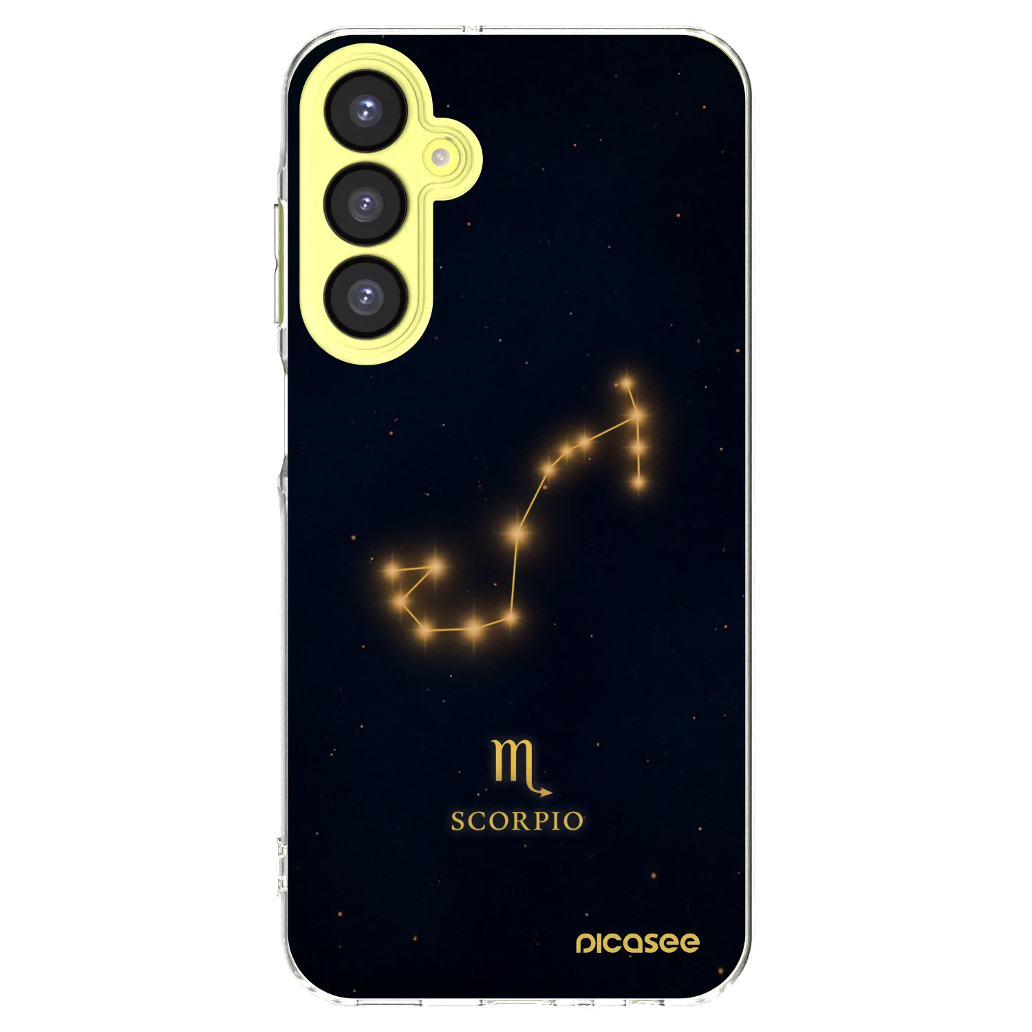 Picasee Samsung Galaxy A25 A256B 5G Hülle - Transparentes Silikon - SCORPIO