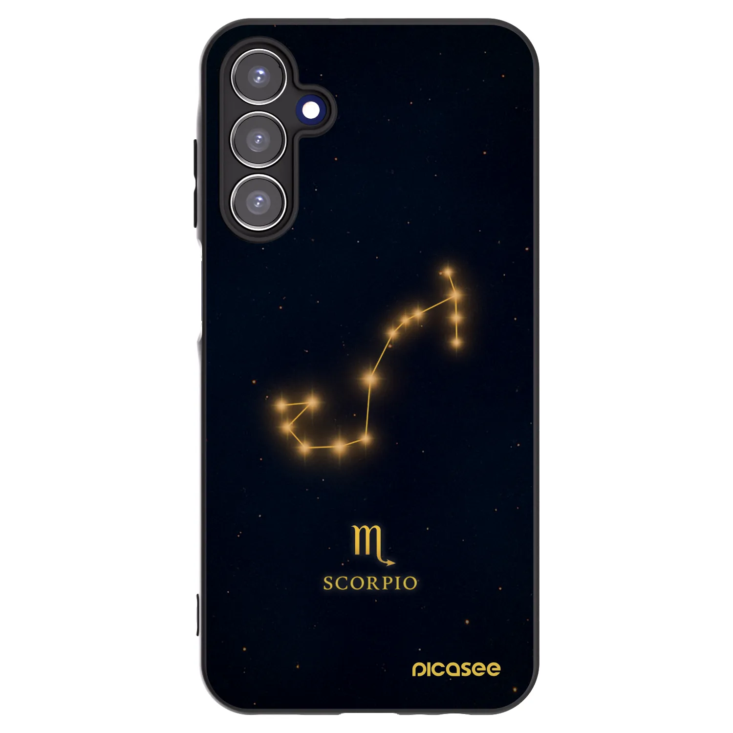 Picasee Samsung Galaxy A15 A156B 5G Hülle - Schwarzes Silikon - SCORPIO