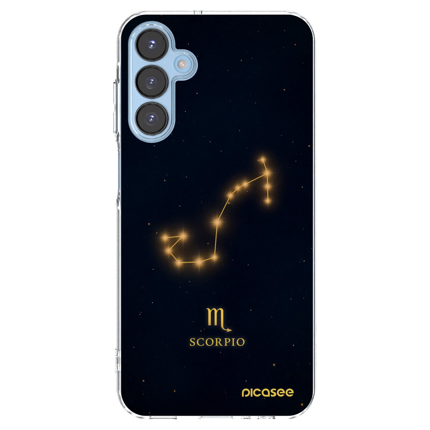 Picasee Samsung Galaxy A15 A156B 5G Hülle - Transparentes Silikon - SCORPIO