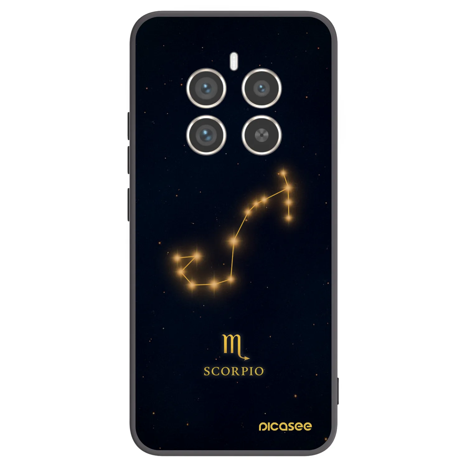 Picasee Realme 12 Pro 5G Hülle - Schwarzes Silikon - SCORPIO
