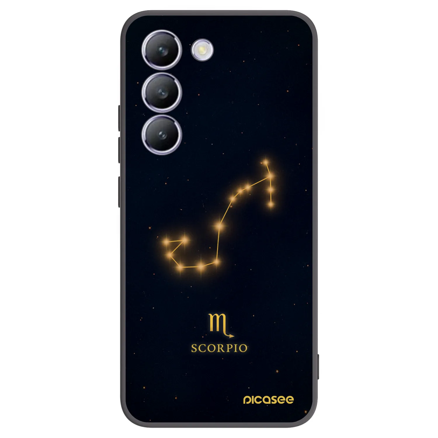 Picasee Vivo V40 SE 5G Hülle - Schwarzes Silikon - SCORPIO