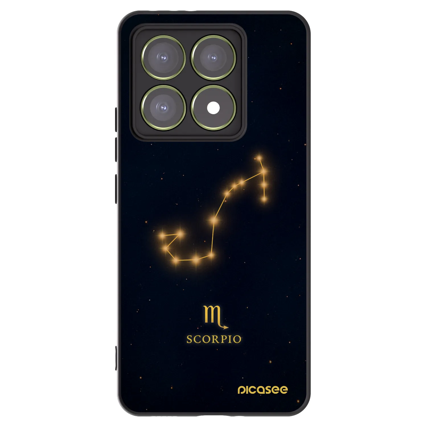 Picasee Xiaomi 14T Hülle - Schwarzes Silikon - SCORPIO