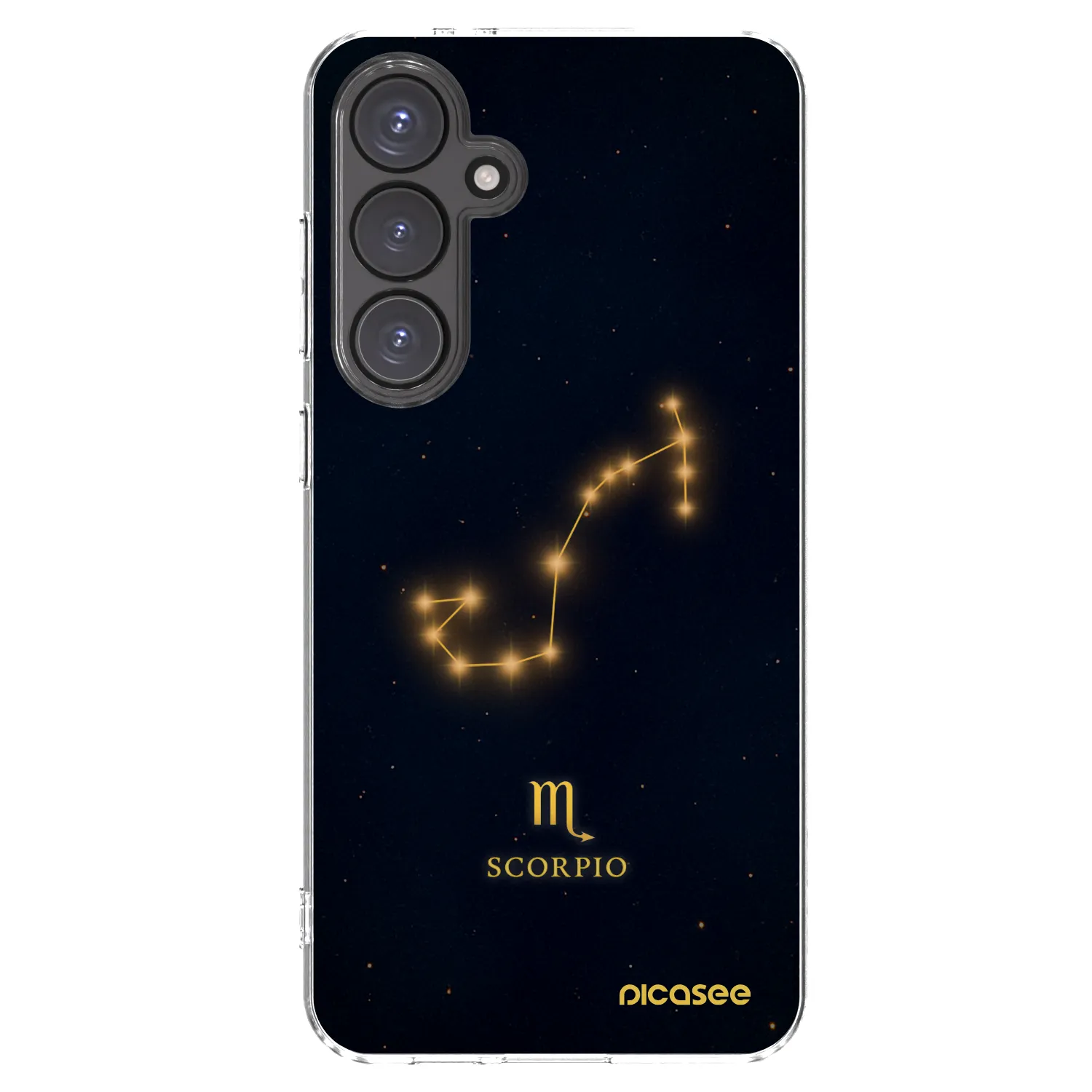 Picasee Samsung Galaxy S24 FE S721B Hülle - Transparentes Silikon - SCORPIO
