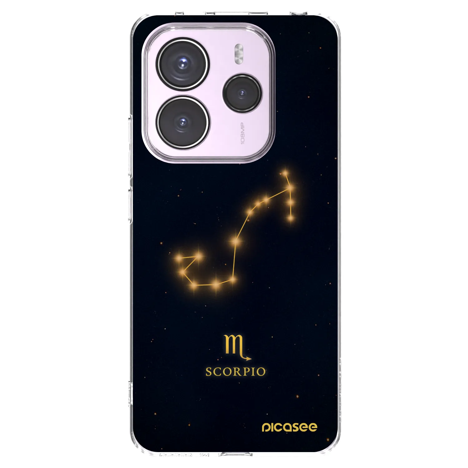 Picasee Xiaomi Redmi Note 14 5G Hülle - Transparentes Silikon - SCORPIO