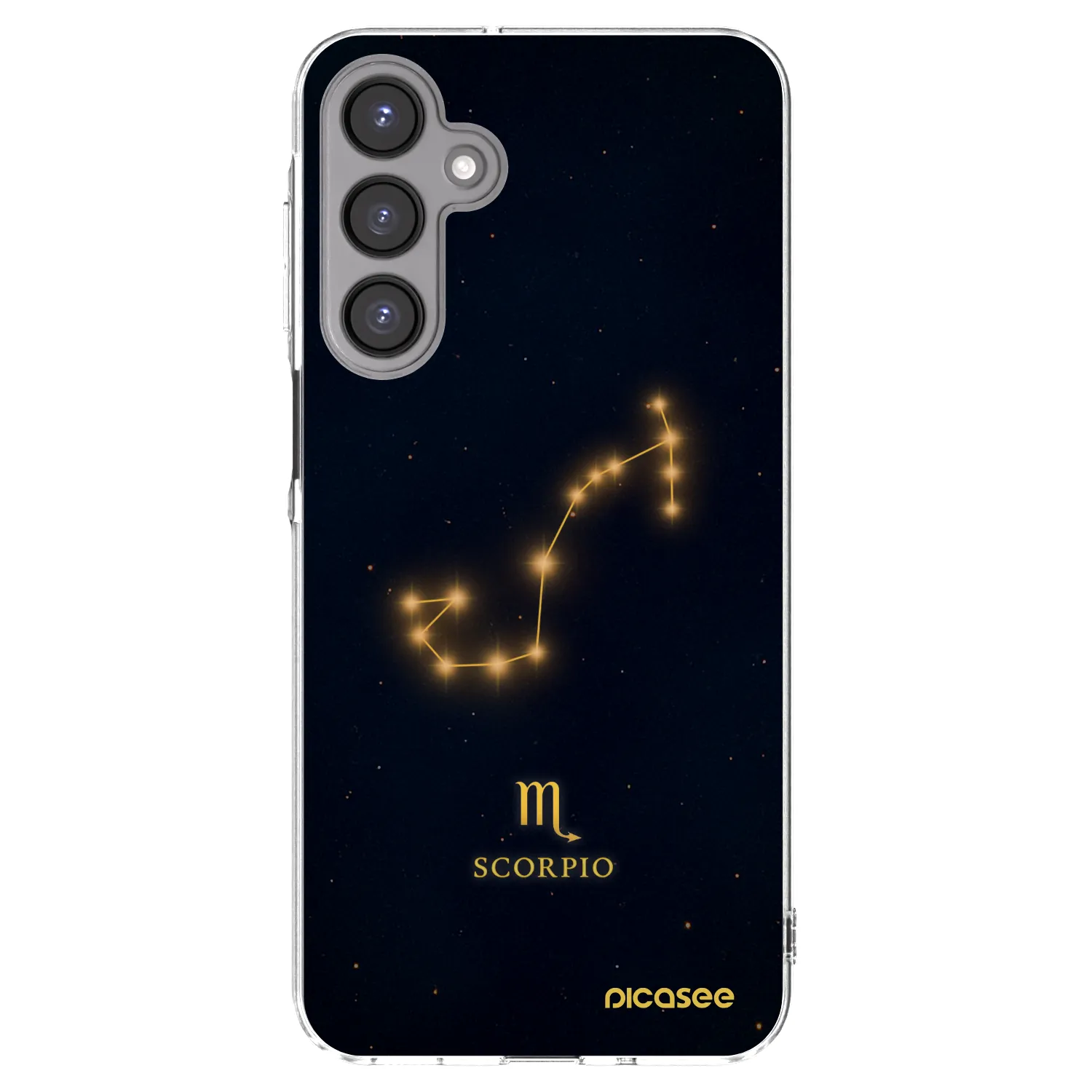 Picasee Samsung Galaxy A16 5G Hülle - Transparentes Silikon - SCORPIO