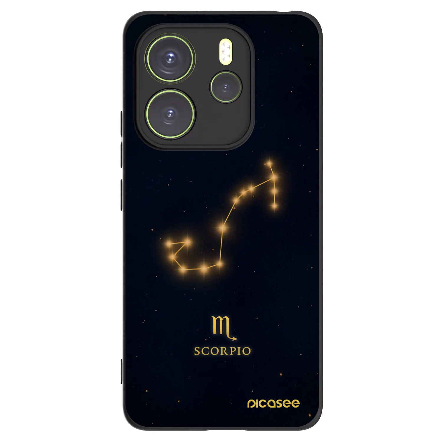 Picasee Xiaomi Redmi Note 14 4G Hülle - Schwarzes Silikon - SCORPIO