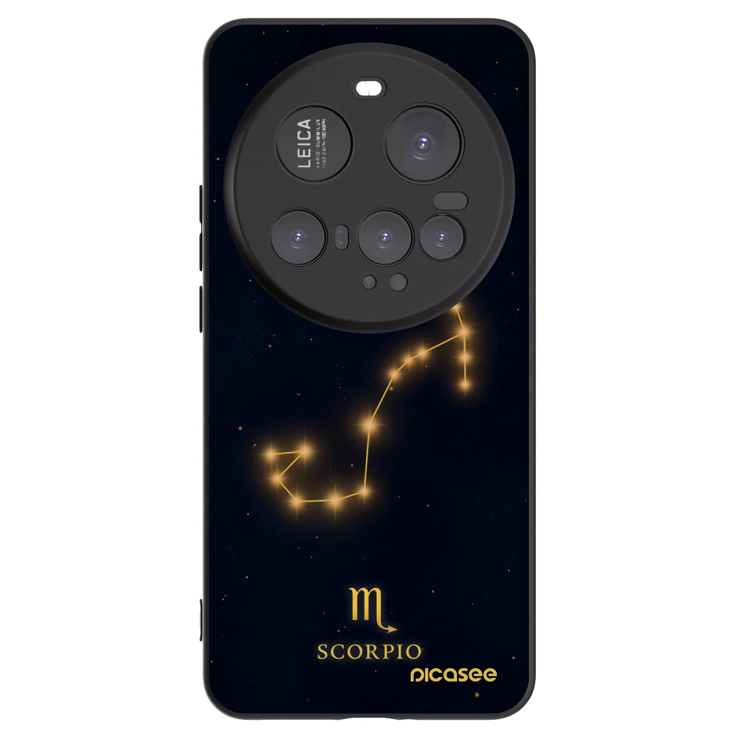 Picasee Xiaomi 15 Ultra Hülle - Schwarzes Silikon - SCORPIO